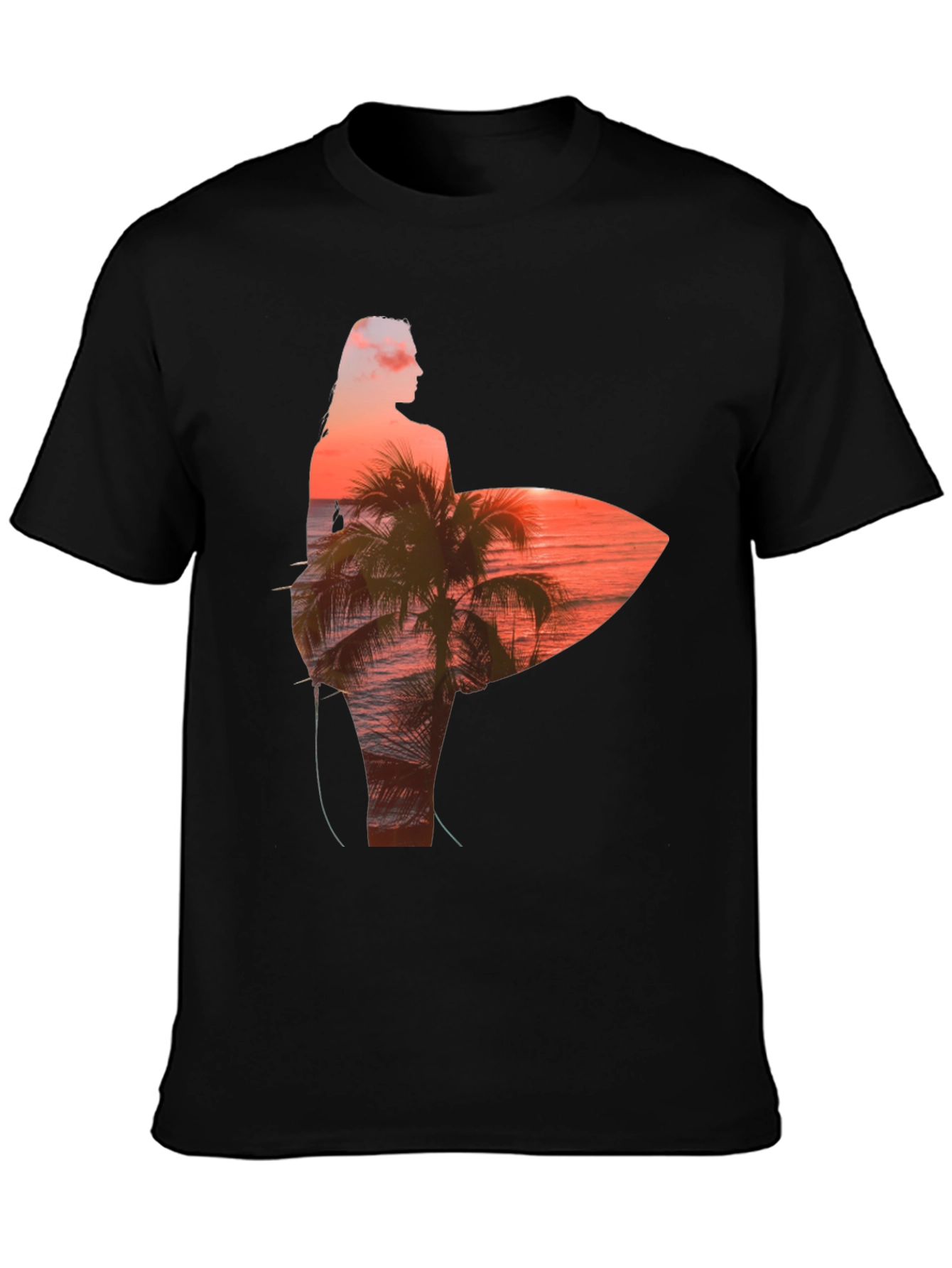 Sunset Surfer Graphic T-Shirt