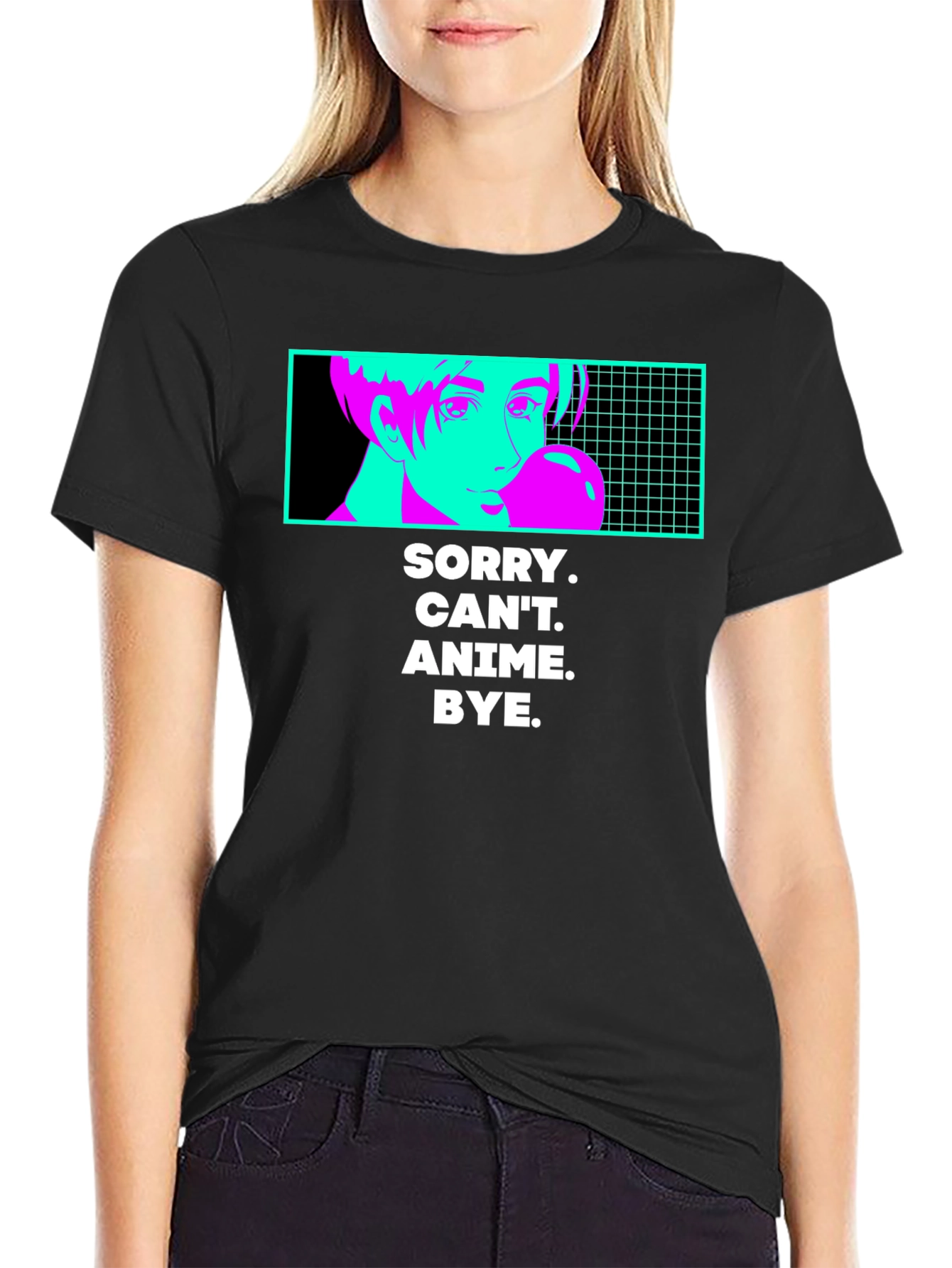 Anime Lover T-Shirt - Sorry Cant Anime Bye