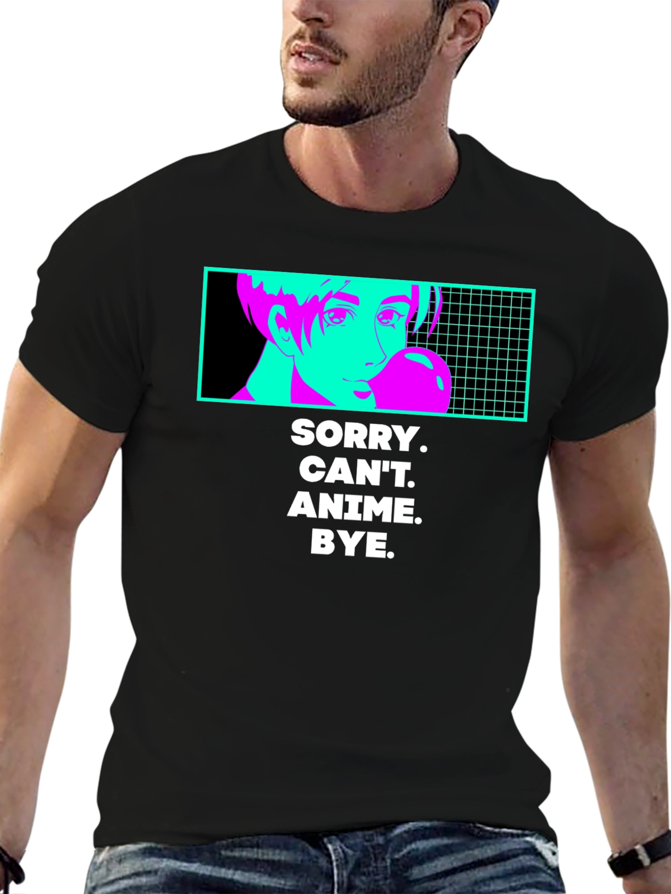 Anime Lover T-Shirt - Sorry Cant Anime Bye