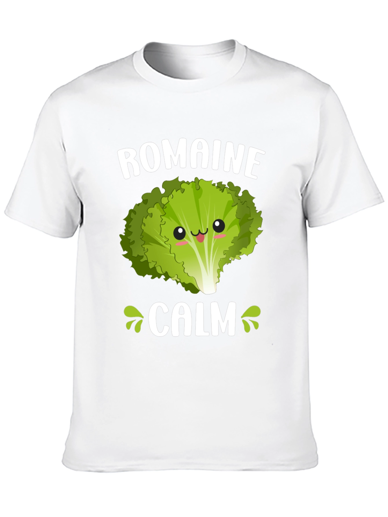 Romaine Calm T-Shirt - Funny Lettuce Pun Tee