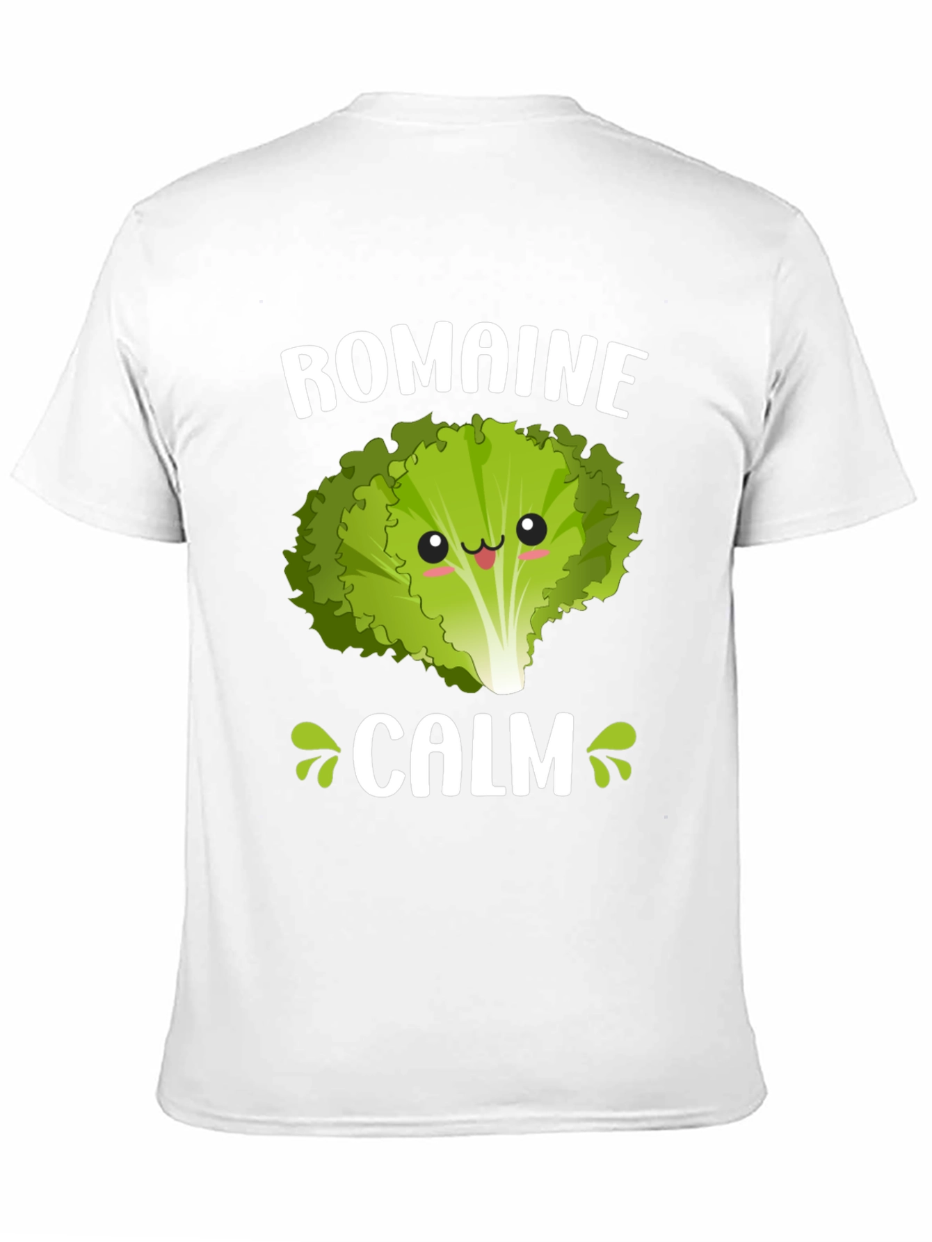 Romaine Calm T-Shirt - Funny Lettuce Pun Tee