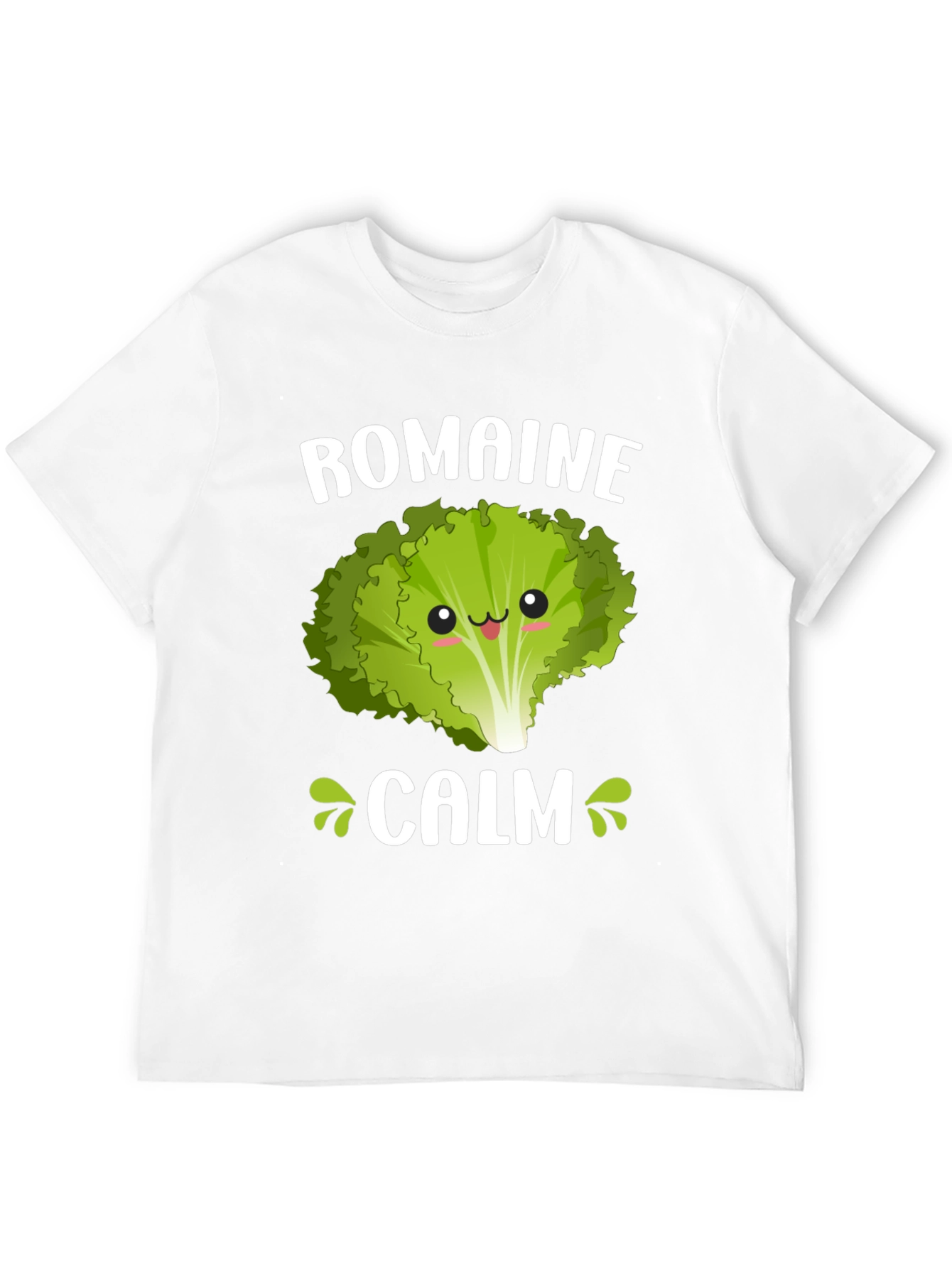 Romaine Calm T-Shirt - Funny Lettuce Pun Tee