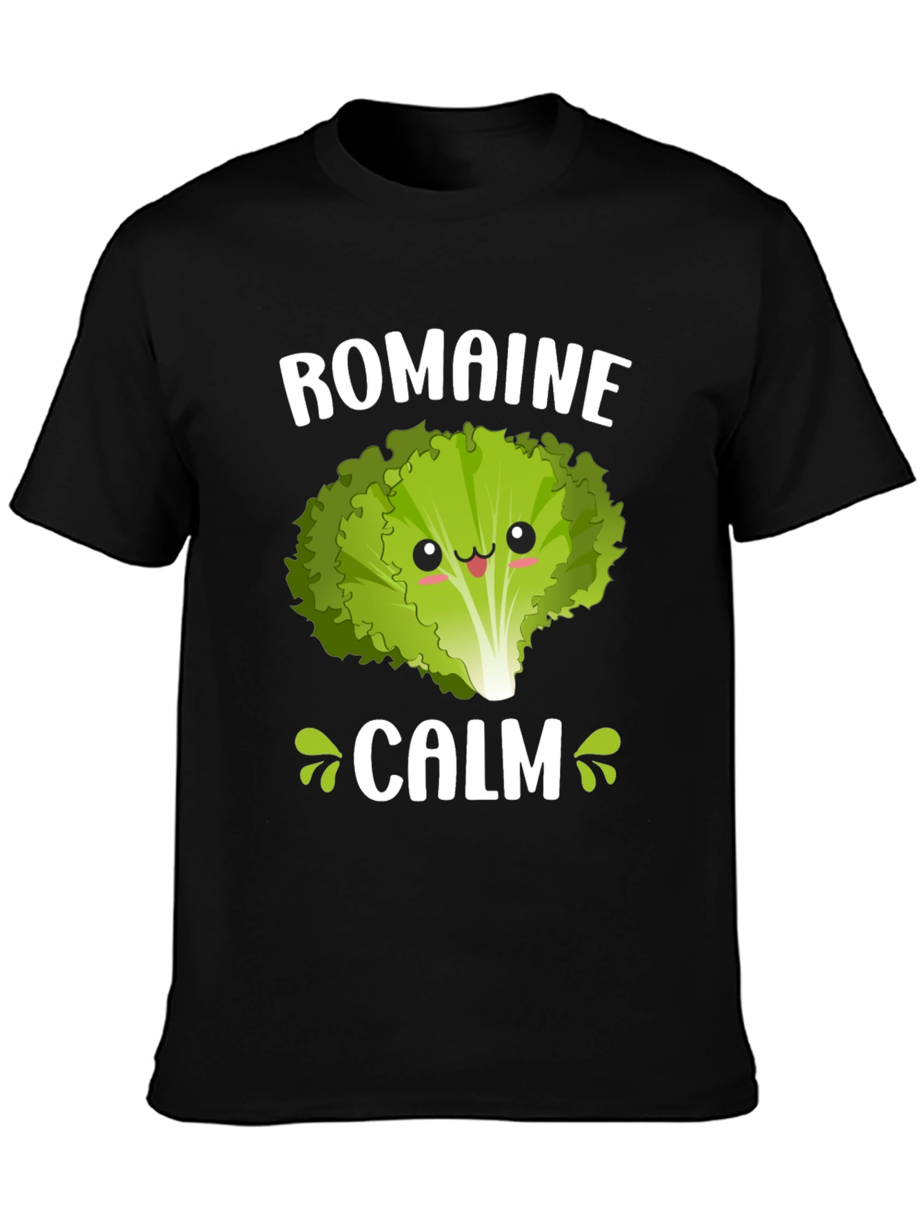 Romaine Calm T-Shirt - Funny Lettuce Pun Tee