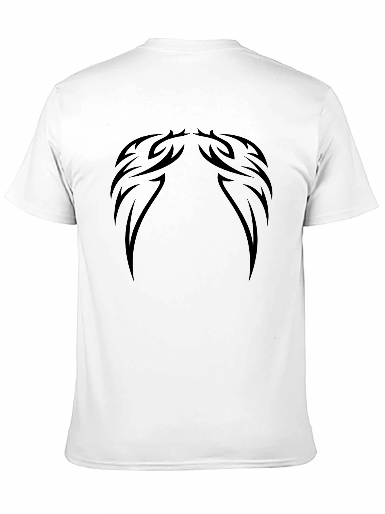 Tribal Wings Graphic Black T-Shirt