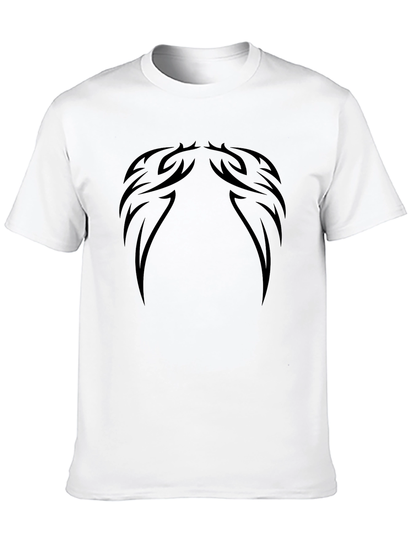 Tribal Wings Graphic Black T-Shirt