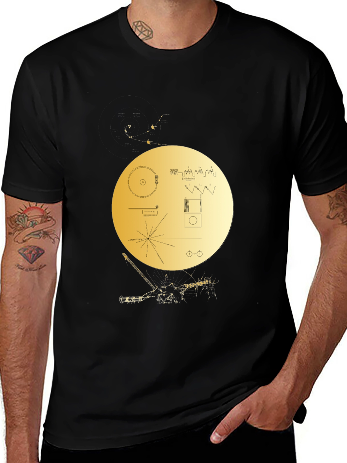 Voyager Golden Record Graphic Tee