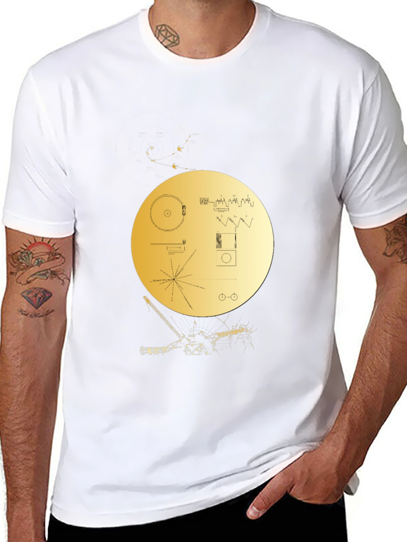 Voyager Golden Record Graphic Tee