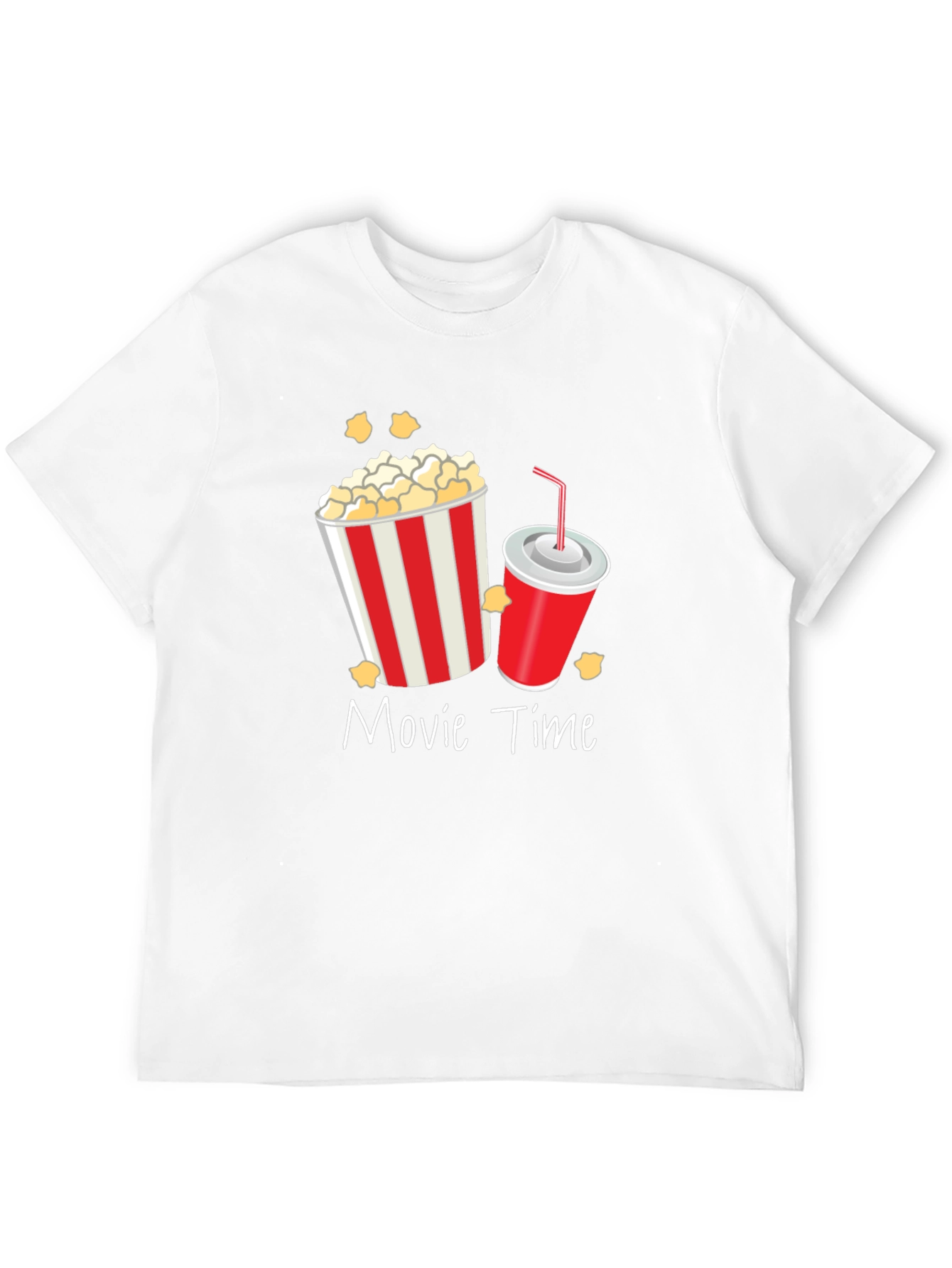 Movie Time Graphic T-Shirt - Unisex Black Tee
