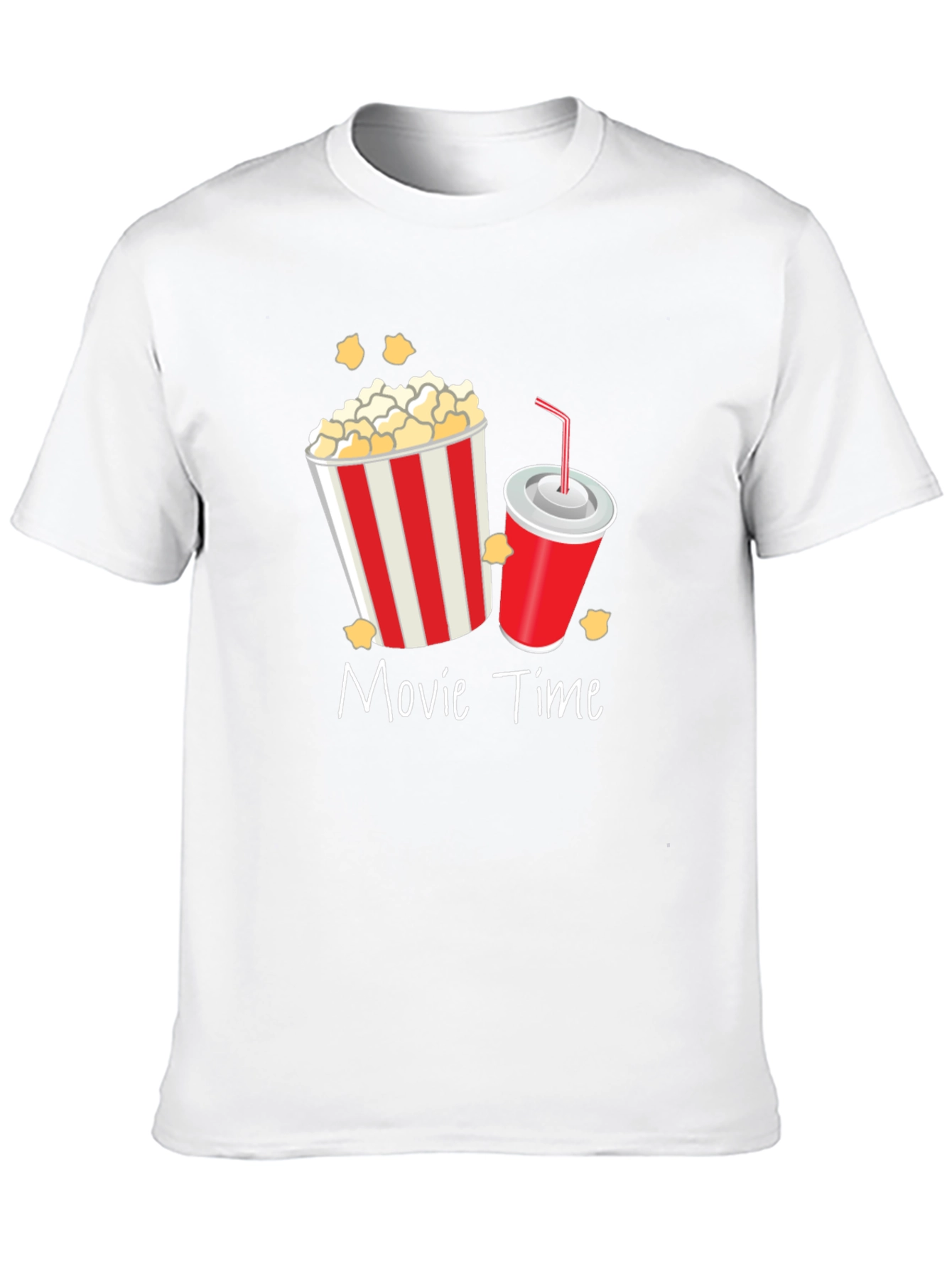Movie Time Graphic T-Shirt - Unisex Black Tee