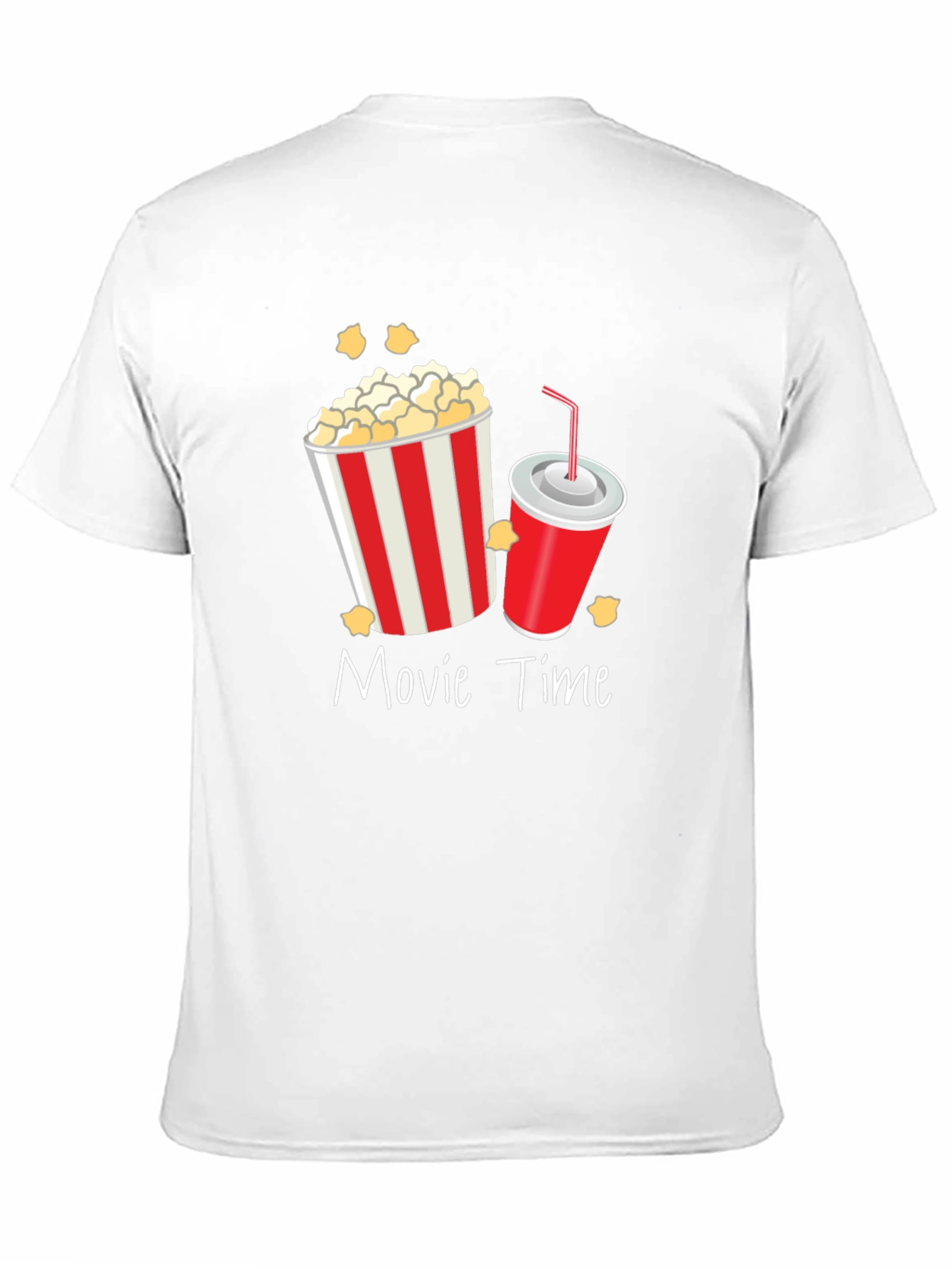 Movie Time Graphic T-Shirt - Unisex Black Tee