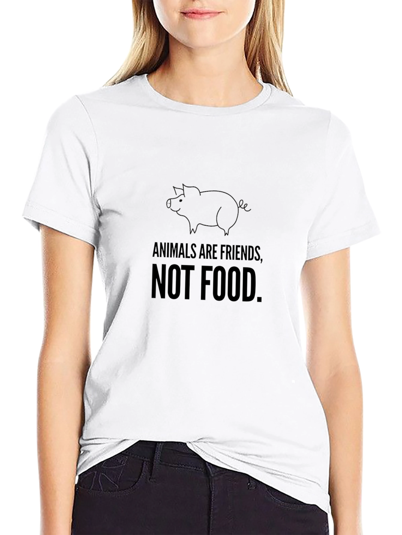 Animals are Friends Tee - Vegan Statement T-Shirt