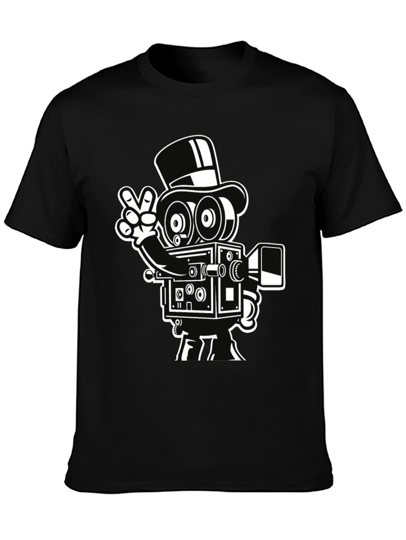 Retro Camera Tee - Peace and Film!