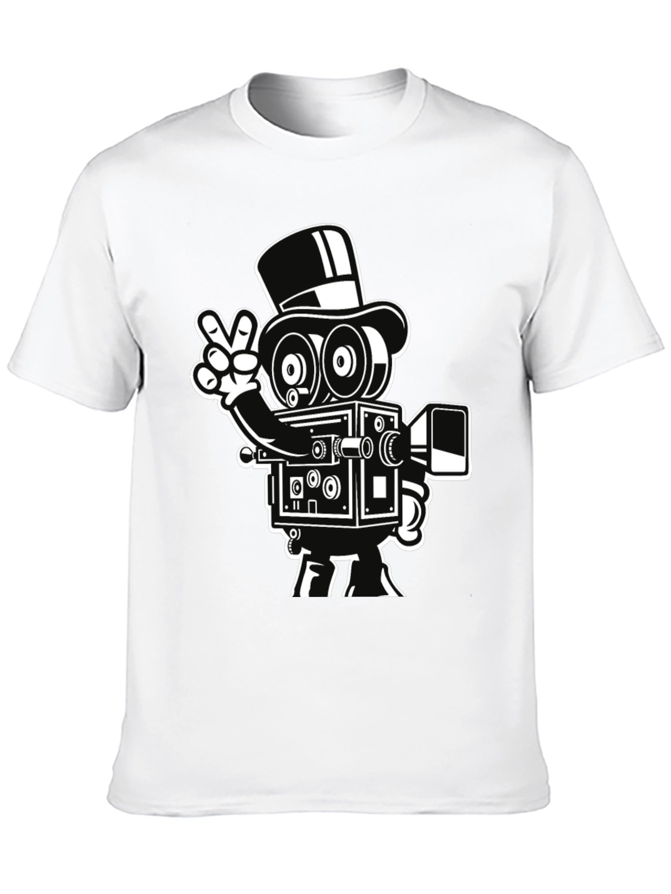 Retro Camera Tee - Peace and Film!
