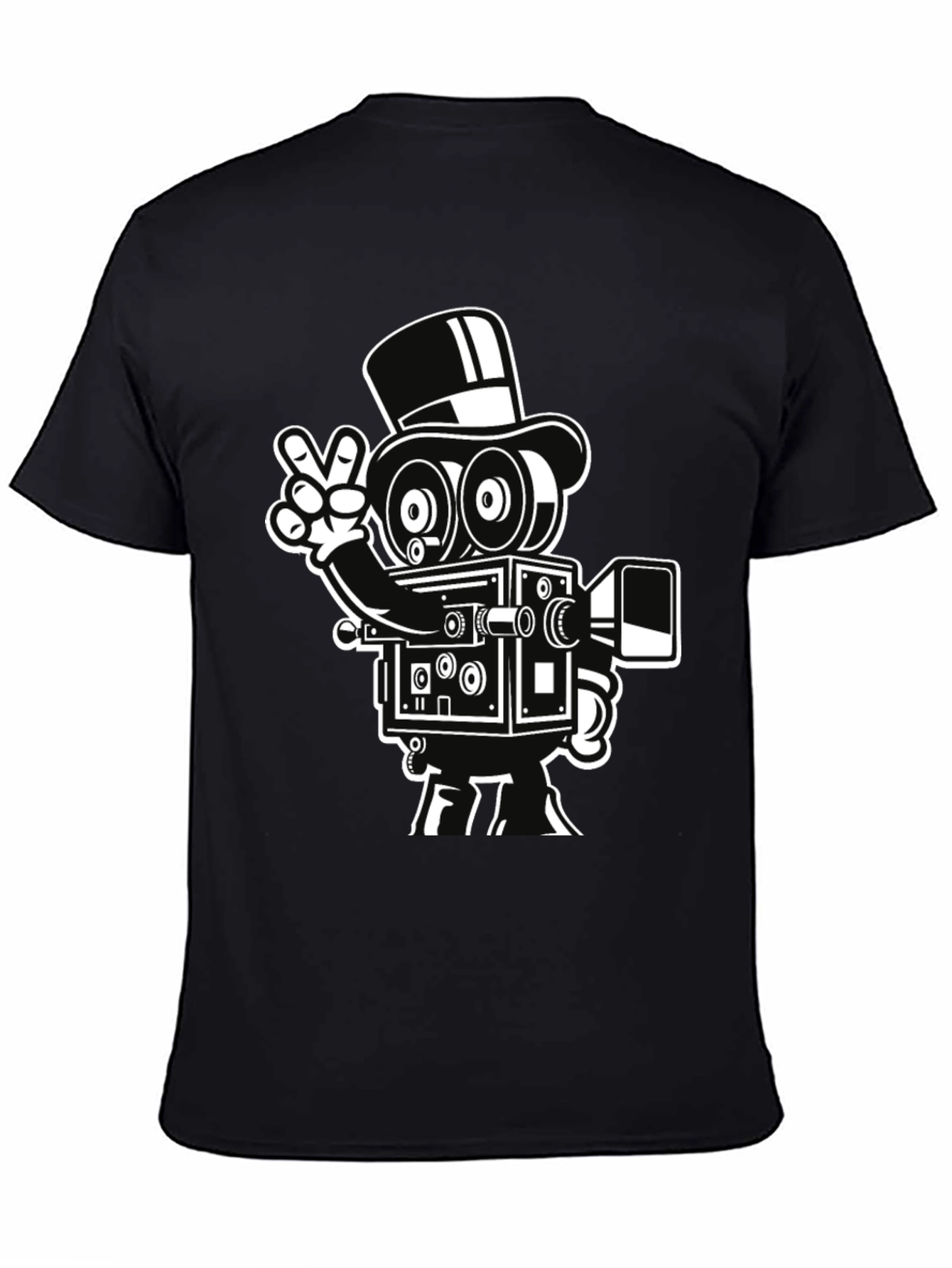 Retro Camera Tee - Peace and Film!