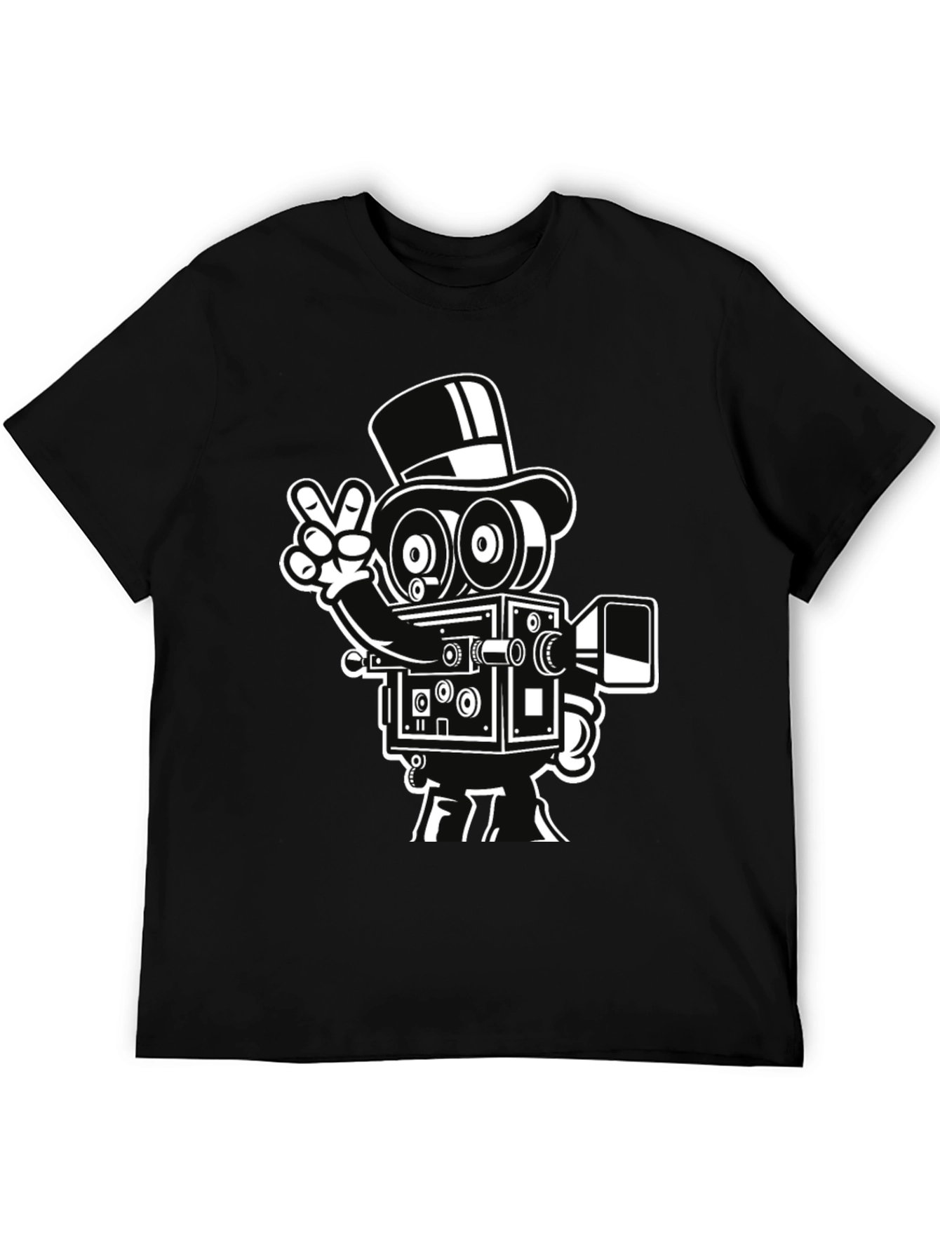 Retro Camera Tee - Peace and Film!