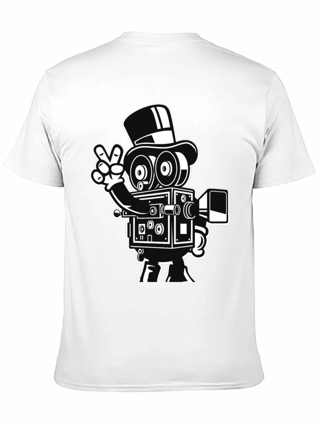 Retro Camera Tee - Peace and Film!