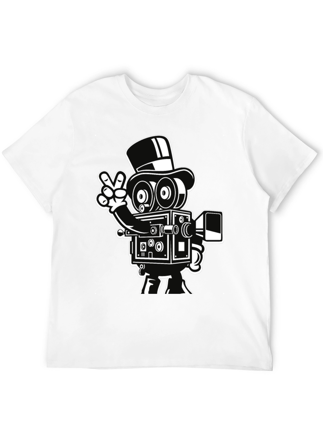 Retro Camera Tee - Peace and Film!