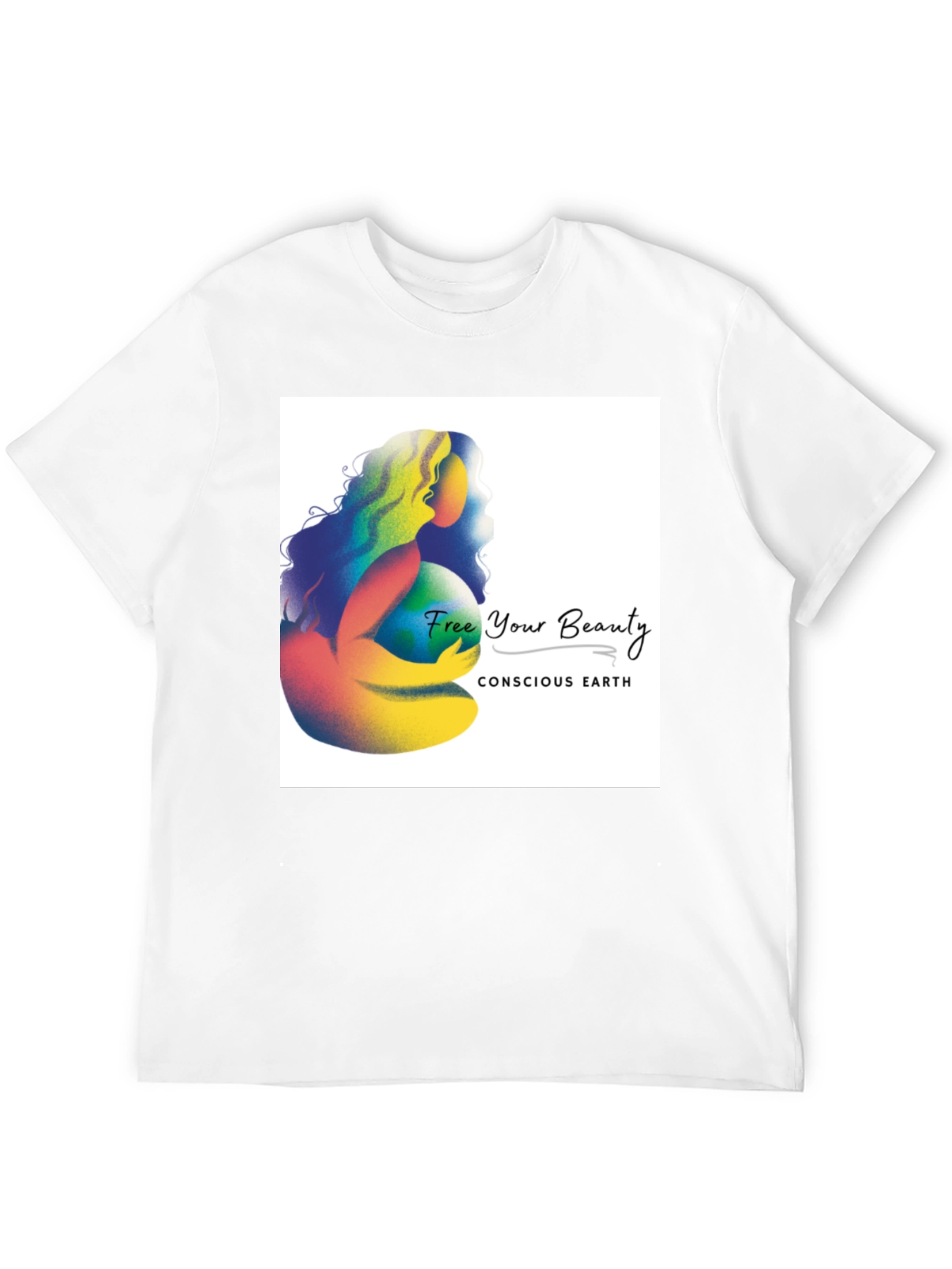 Conscious Earth Graphic Tee - Free Your Beauty