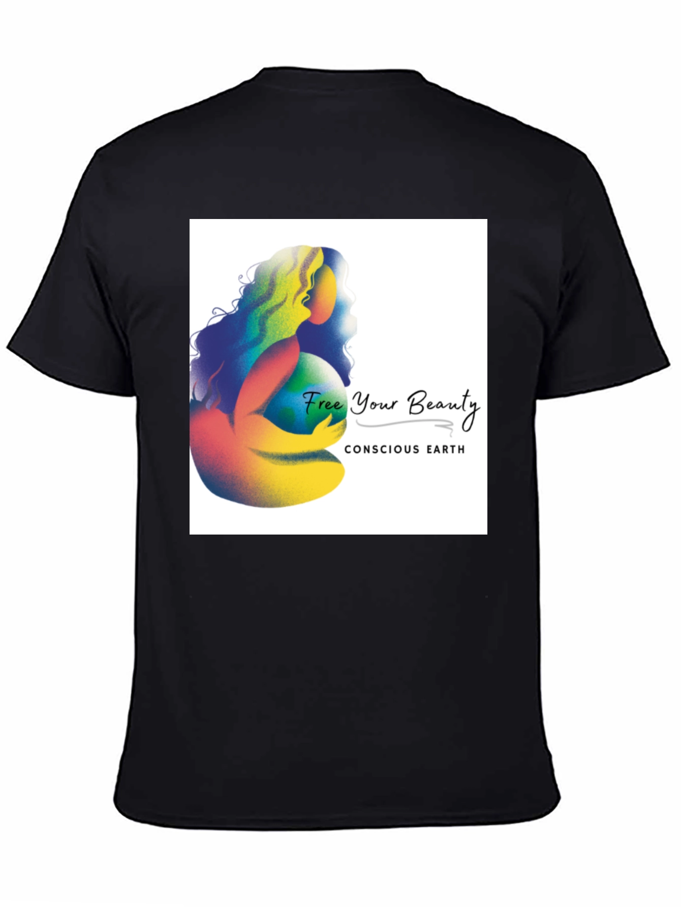 Conscious Earth Graphic Tee - Free Your Beauty