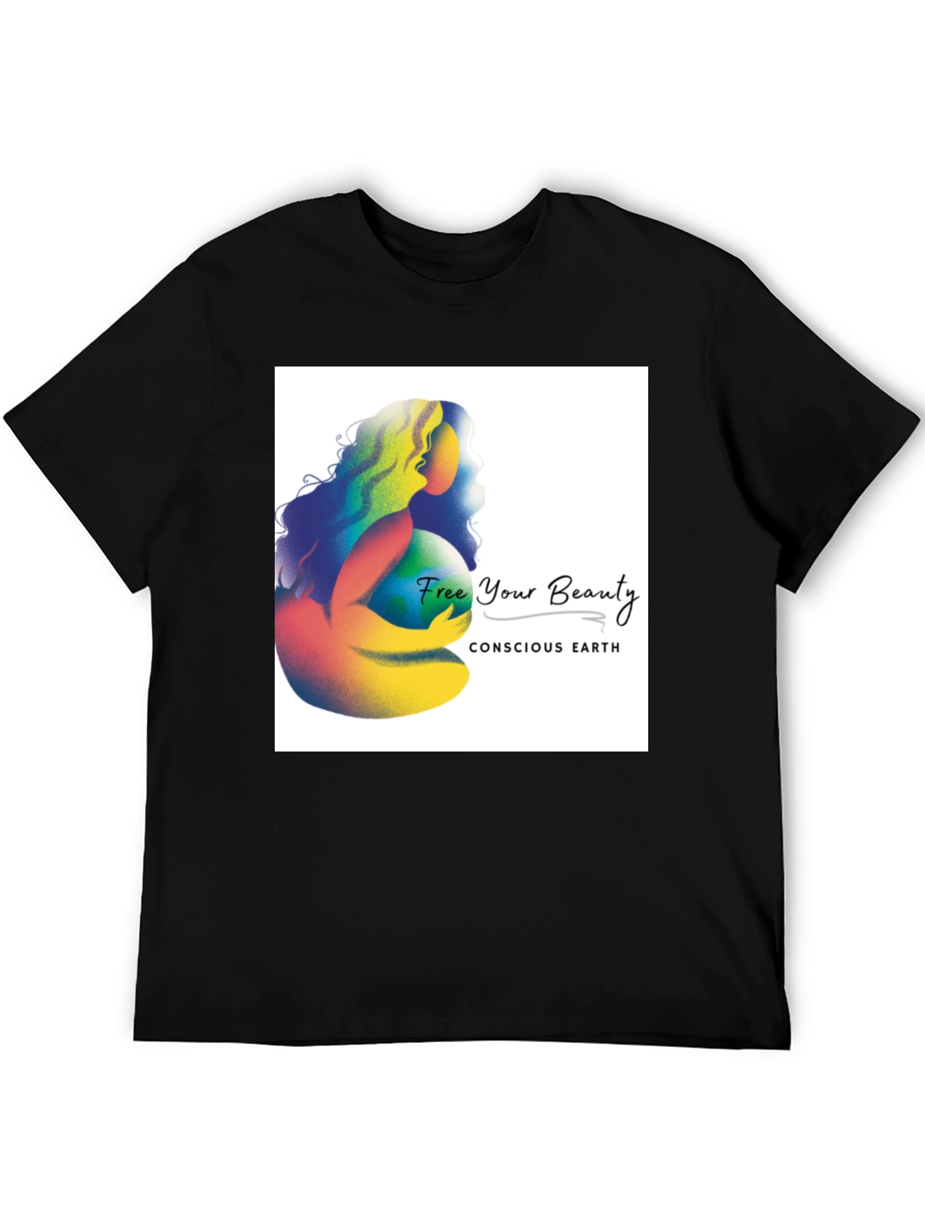 Conscious Earth Graphic Tee - Free Your Beauty