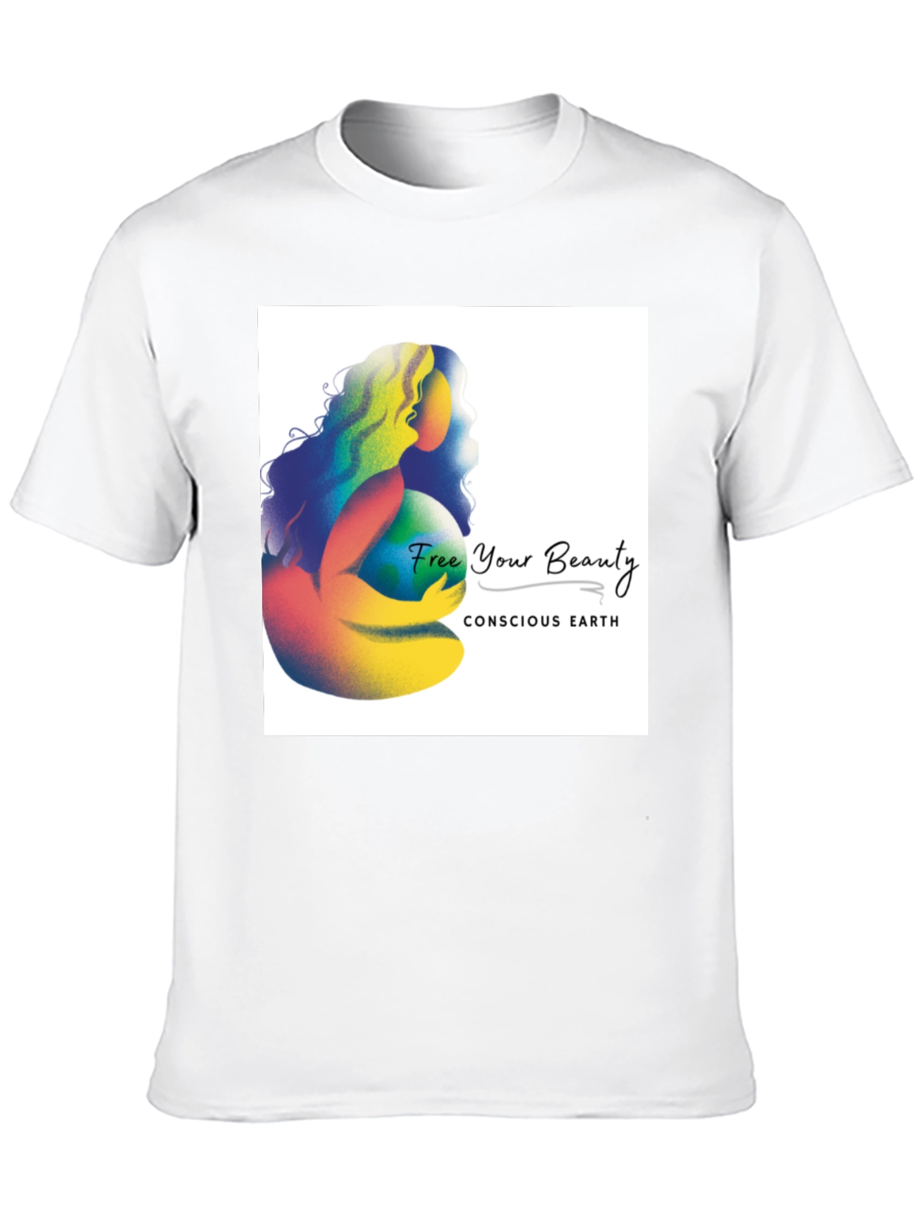Conscious Earth Graphic Tee - Free Your Beauty