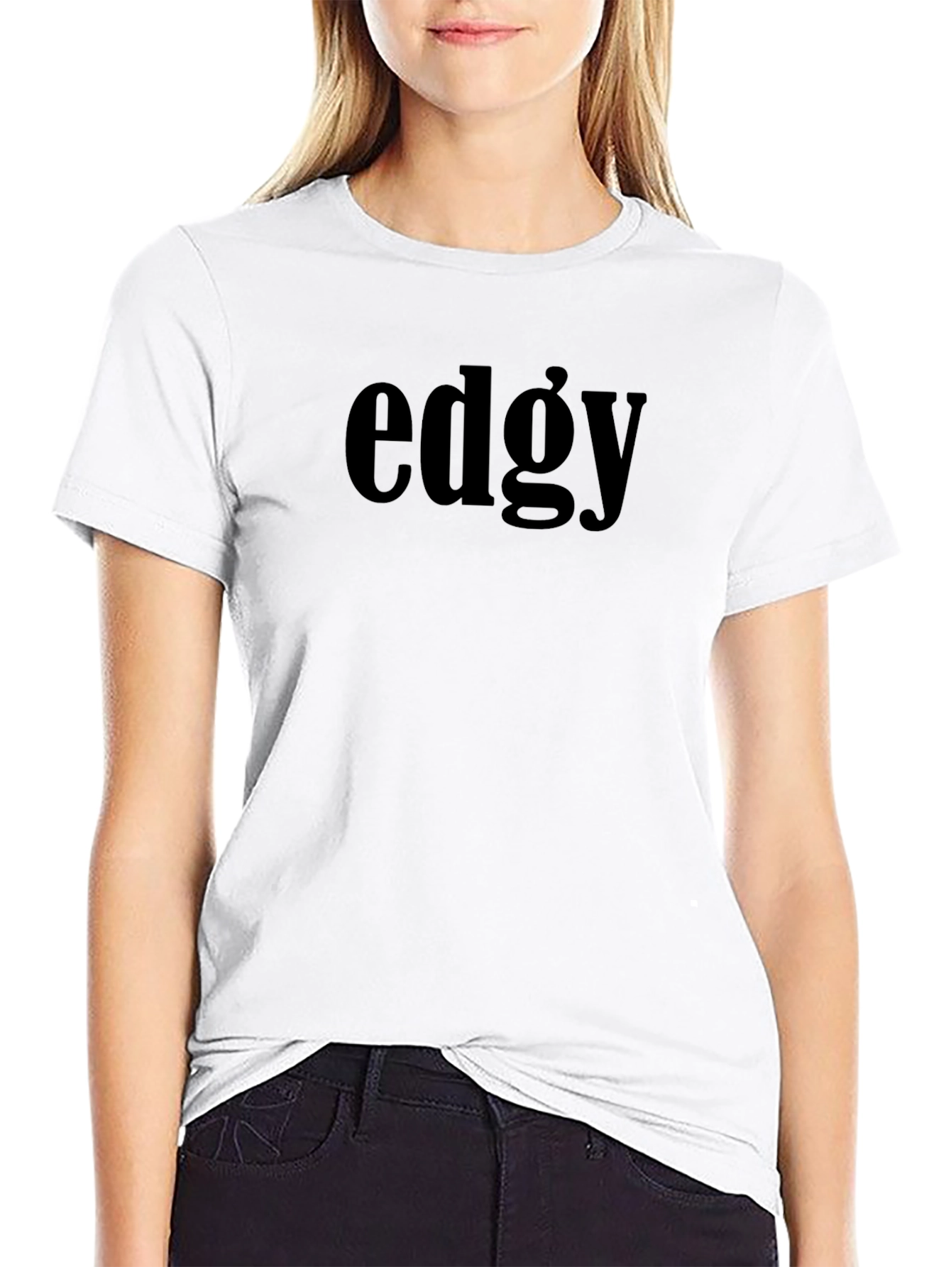 Edgy Black T-Shirt for Men