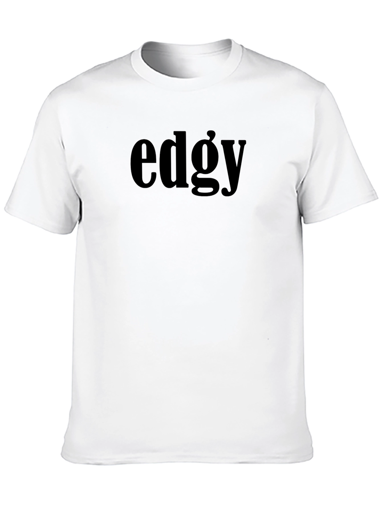 Edgy Black T-Shirt for Men