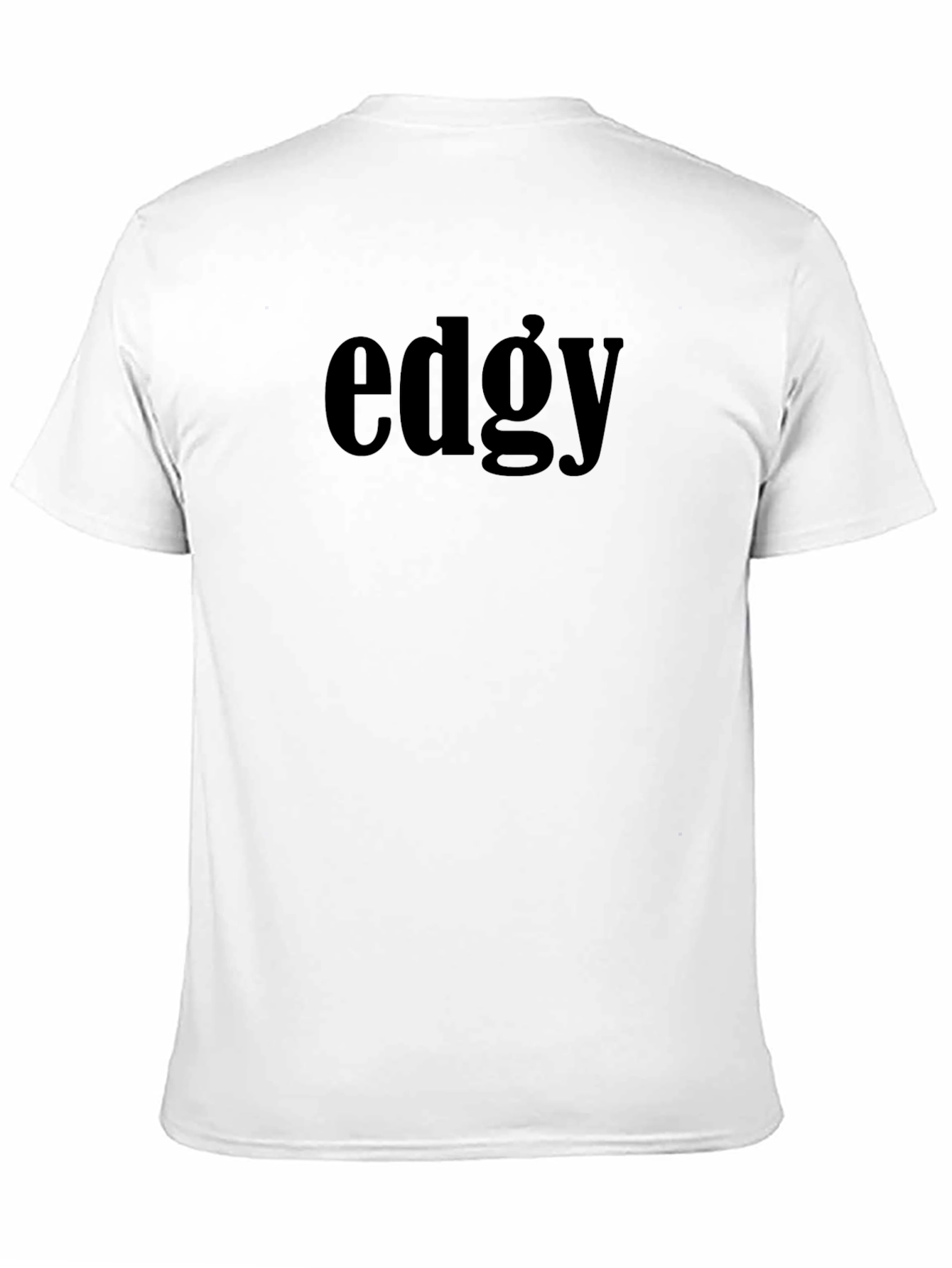 Edgy Black T-Shirt for Men