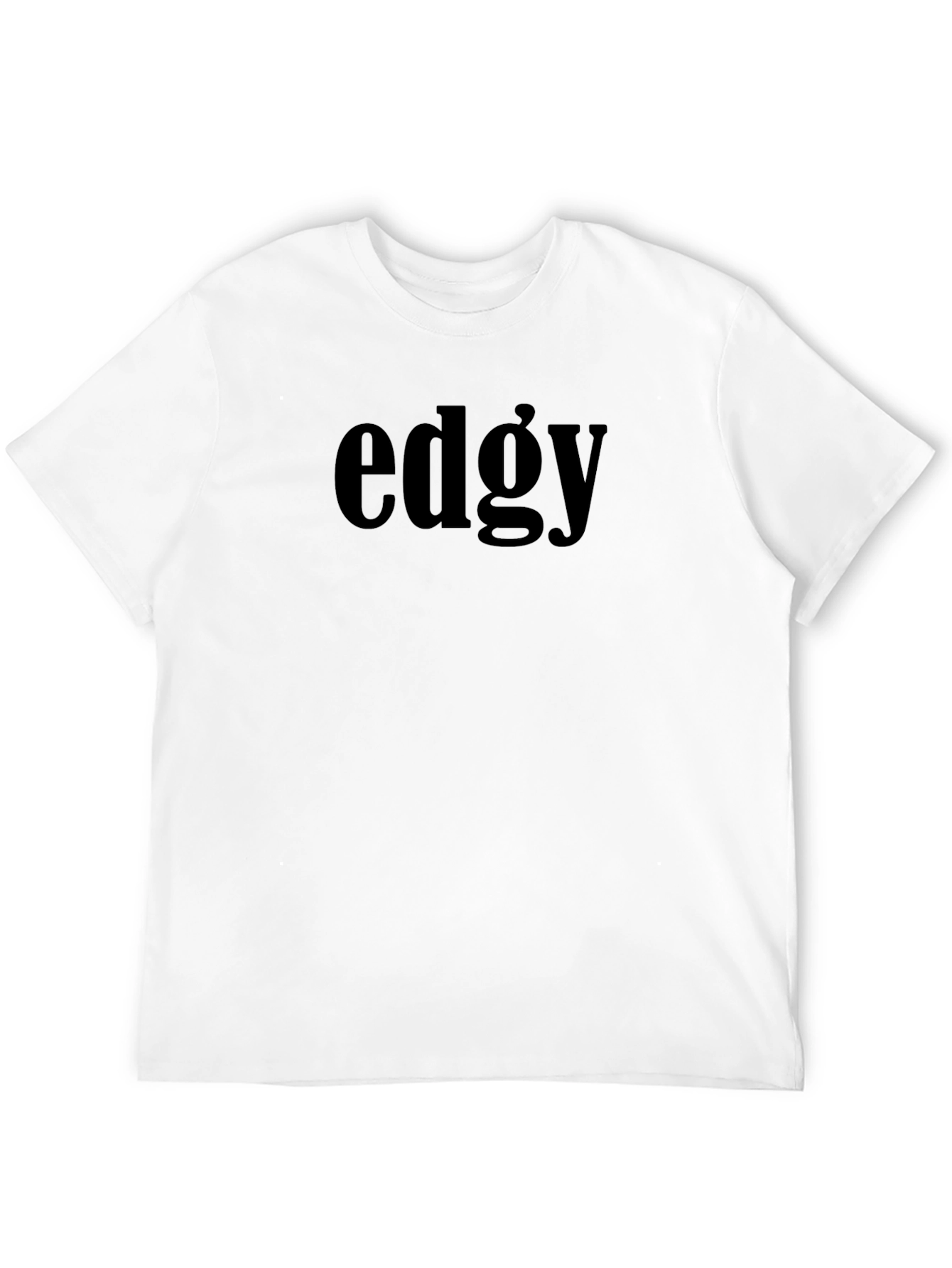 Edgy Black T-Shirt for Men