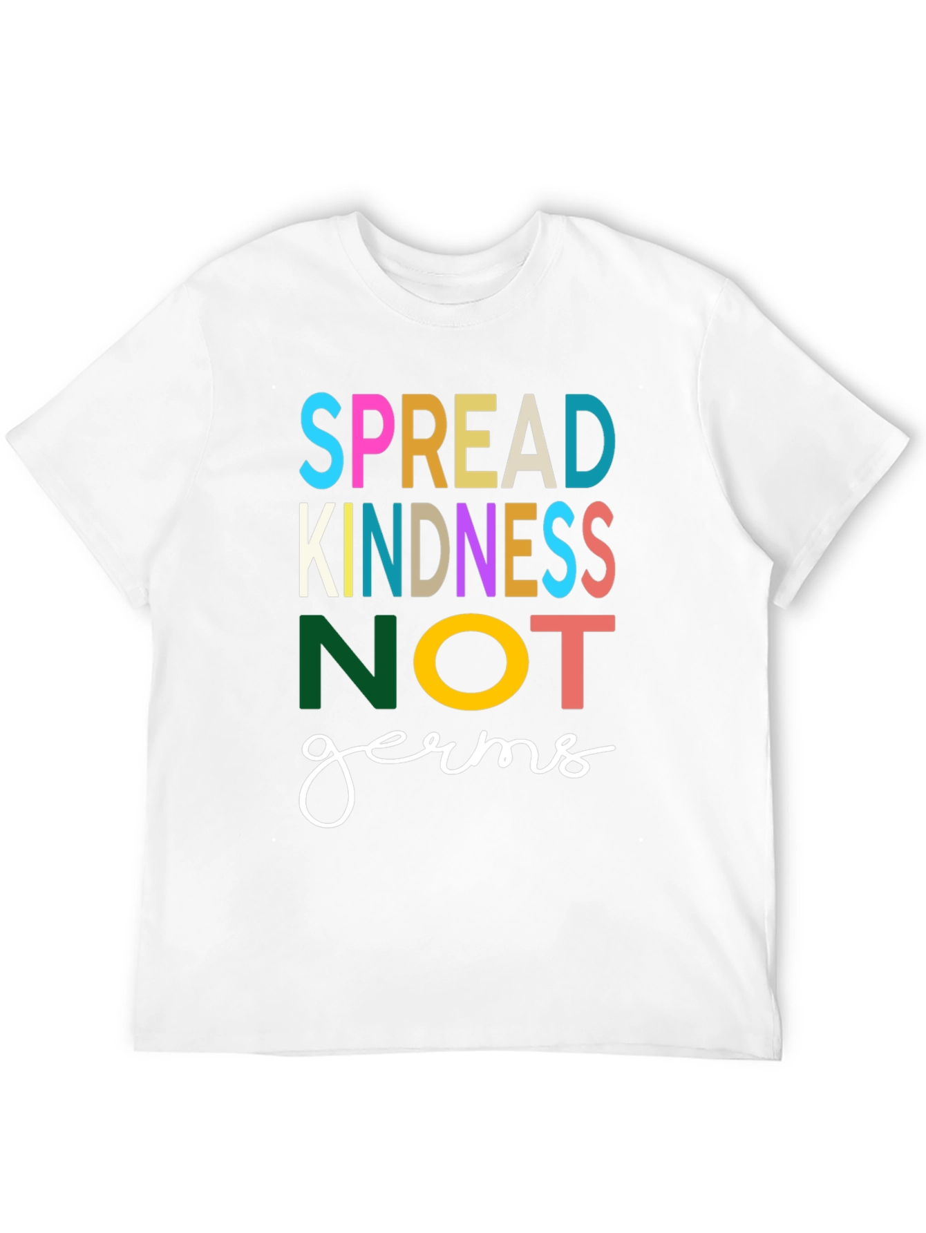 Spread Kindness Not Germs Graphic Tee