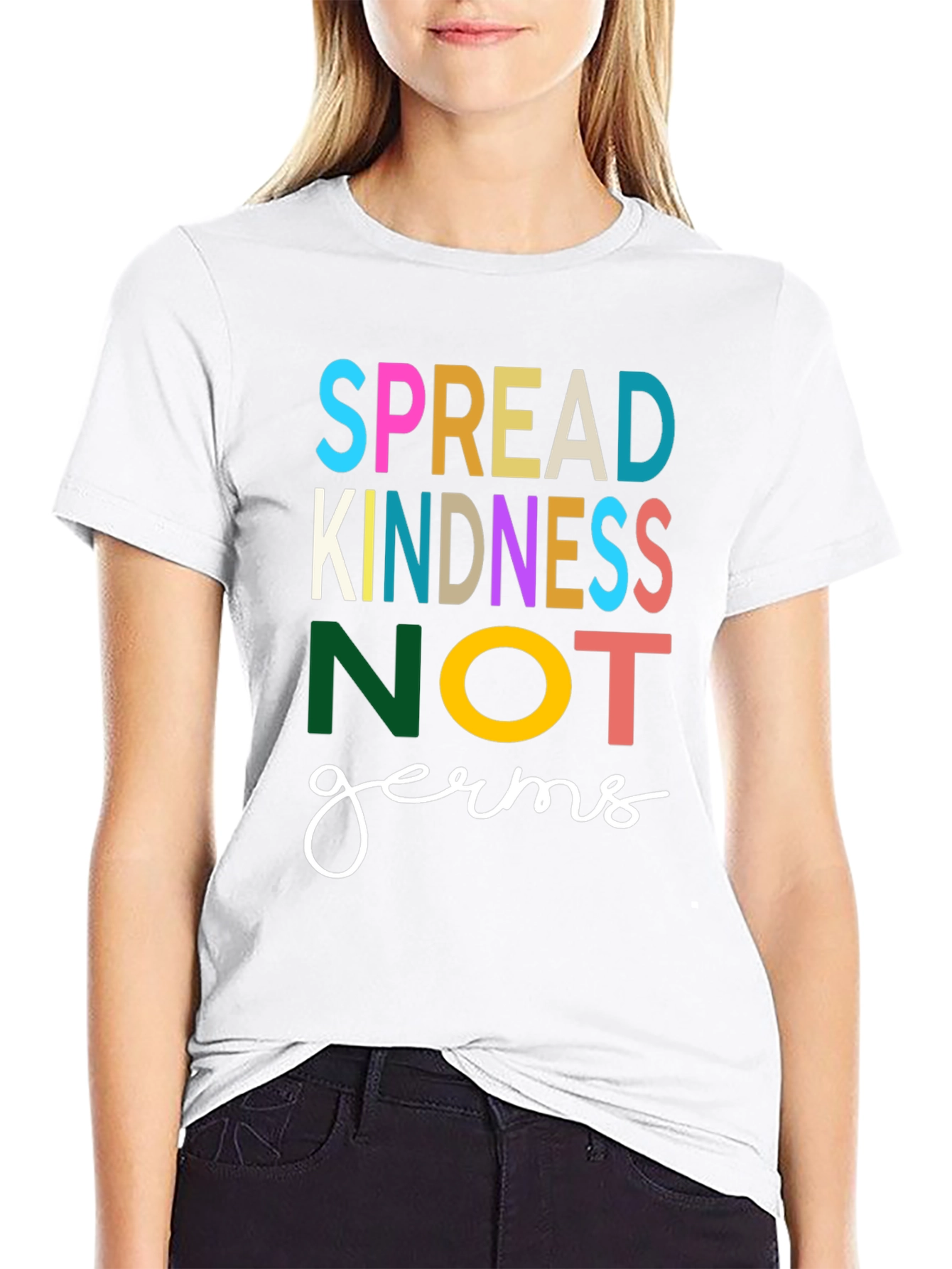Spread Kindness Not Germs Graphic Tee