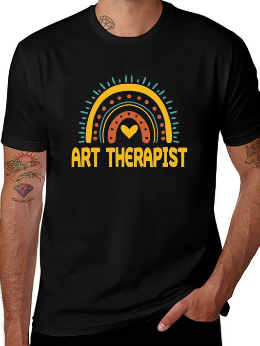 Art Therapist Rainbow Graphic T-Shirt - Unisex