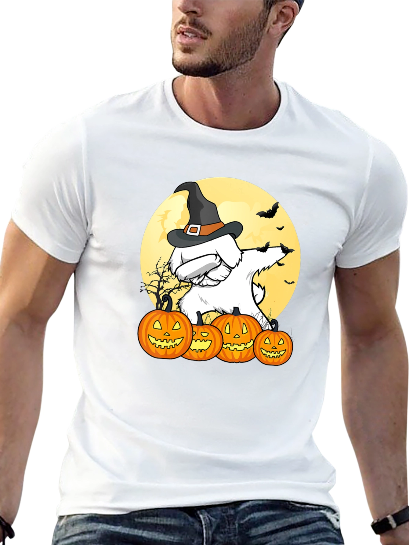 Halloween Witch Bear T-Shirt