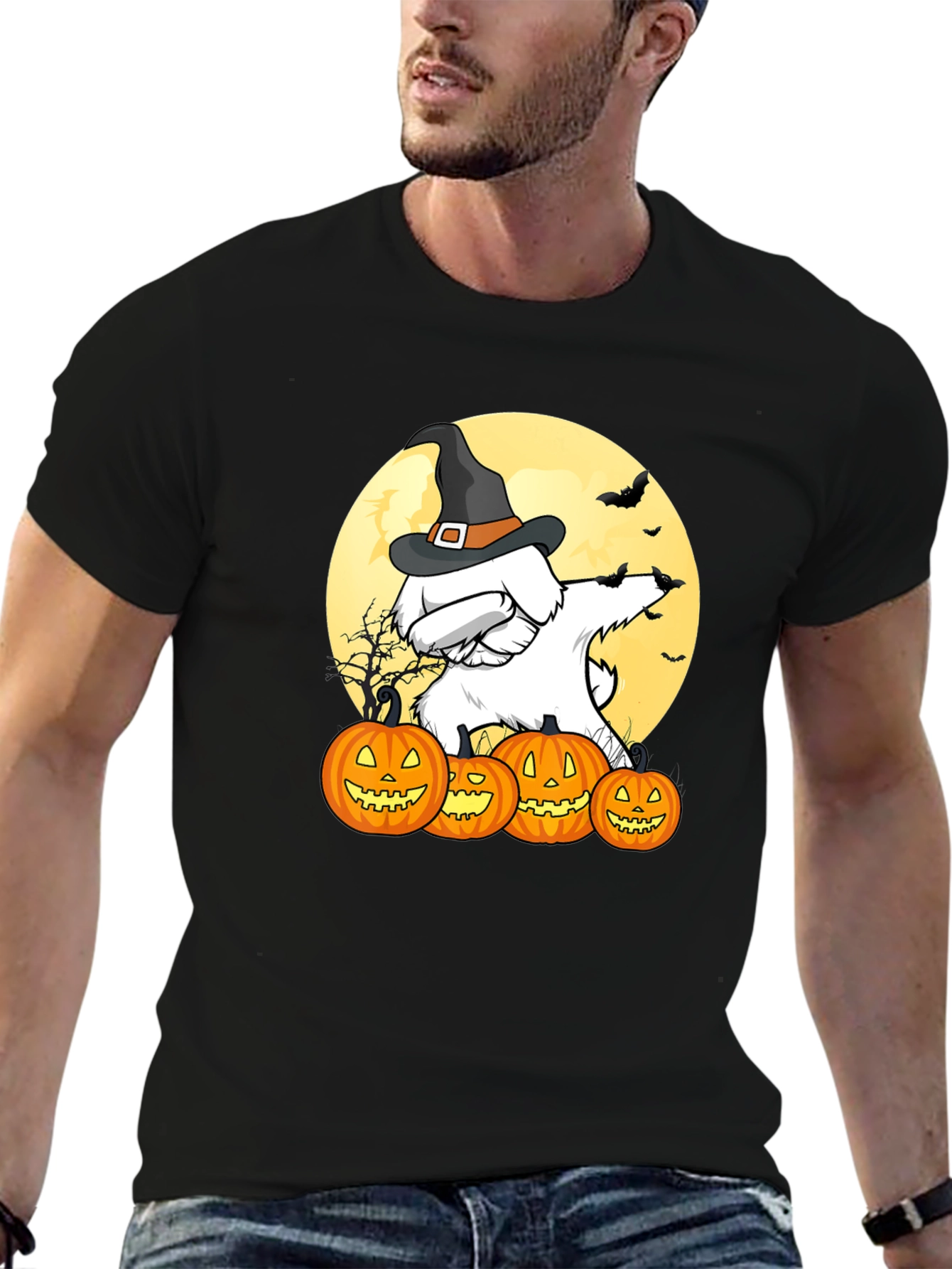 Halloween Witch Bear T-Shirt