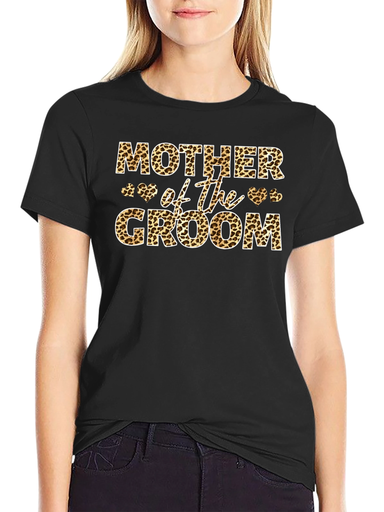 Mother of the Groom Leopard Print T-Shirt