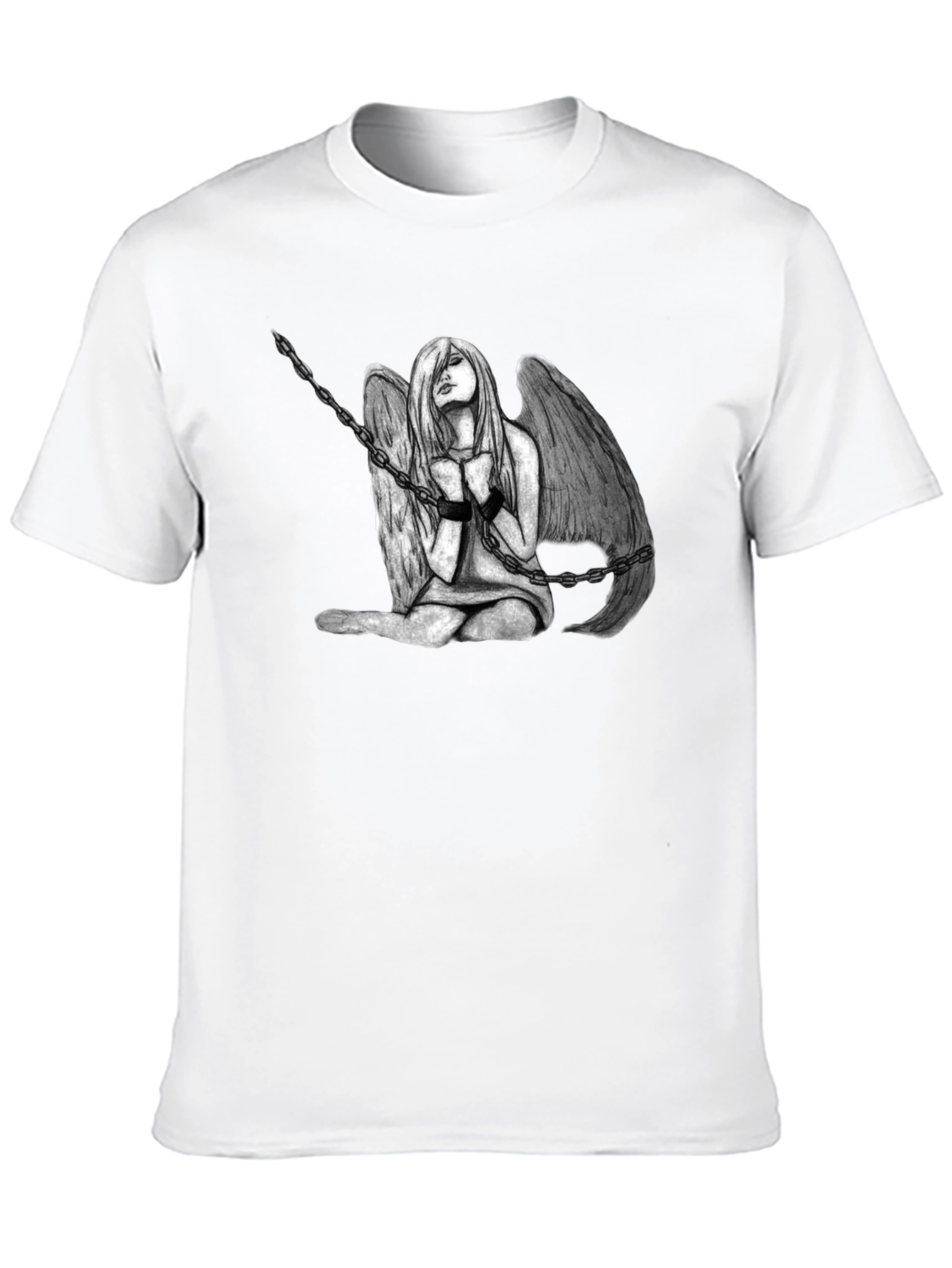 Dark Angel Graphic Tee - Edgy Fashion