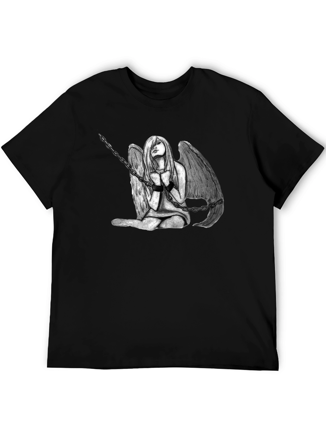Dark Angel Graphic Tee - Edgy Fashion