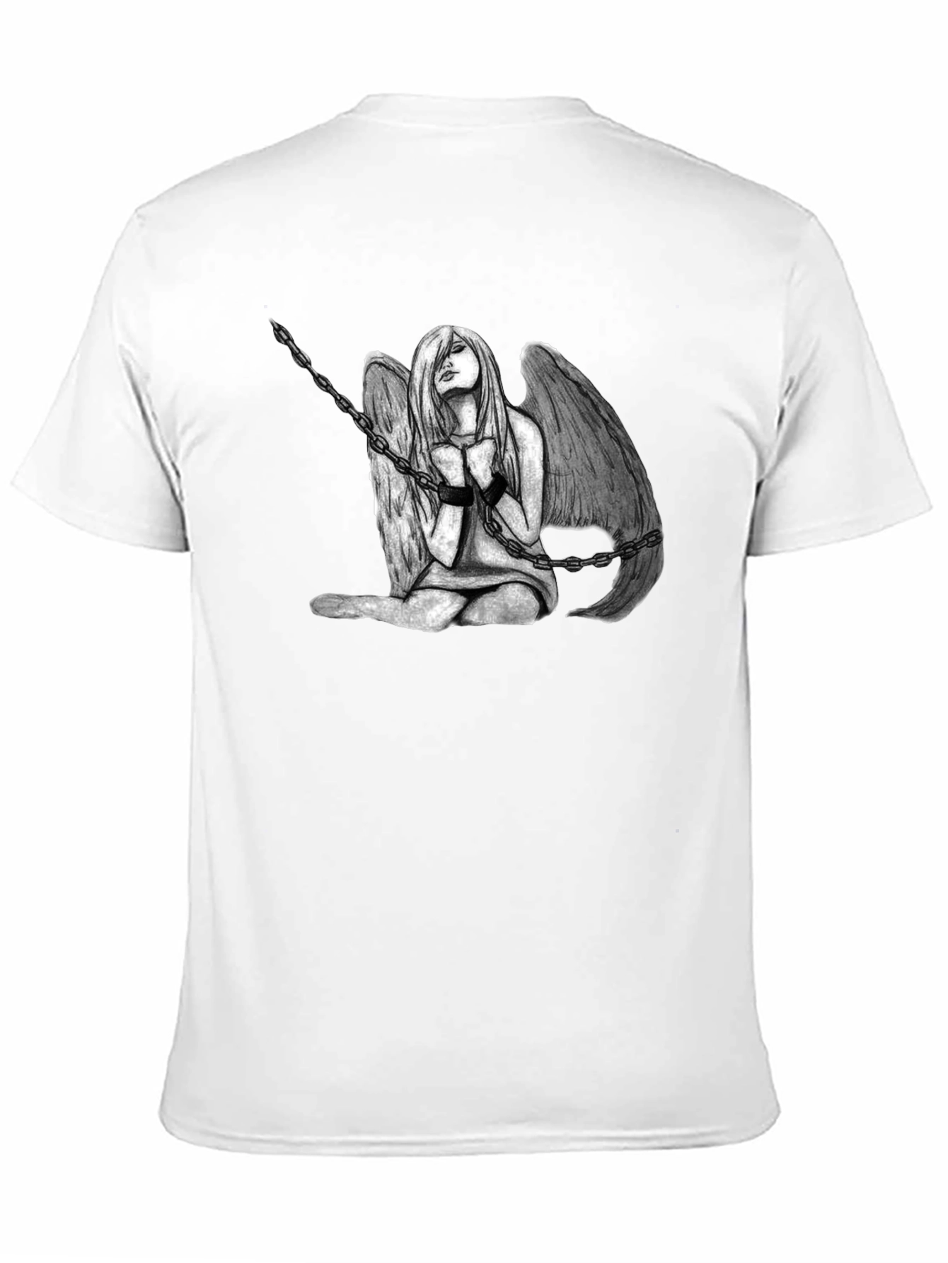 Dark Angel Graphic Tee - Edgy Fashion