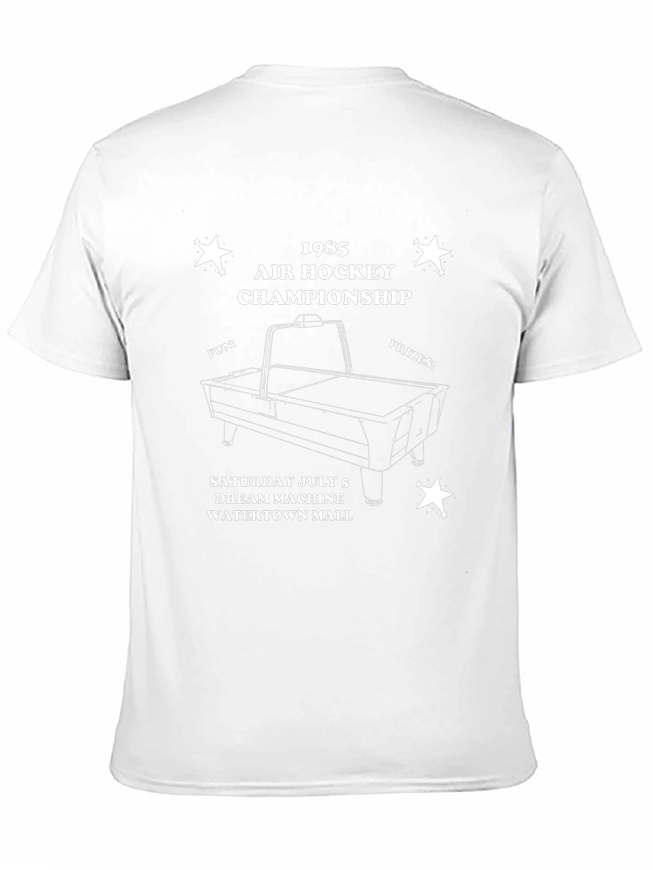 1985 Air Hockey Championship Black T-Shirt