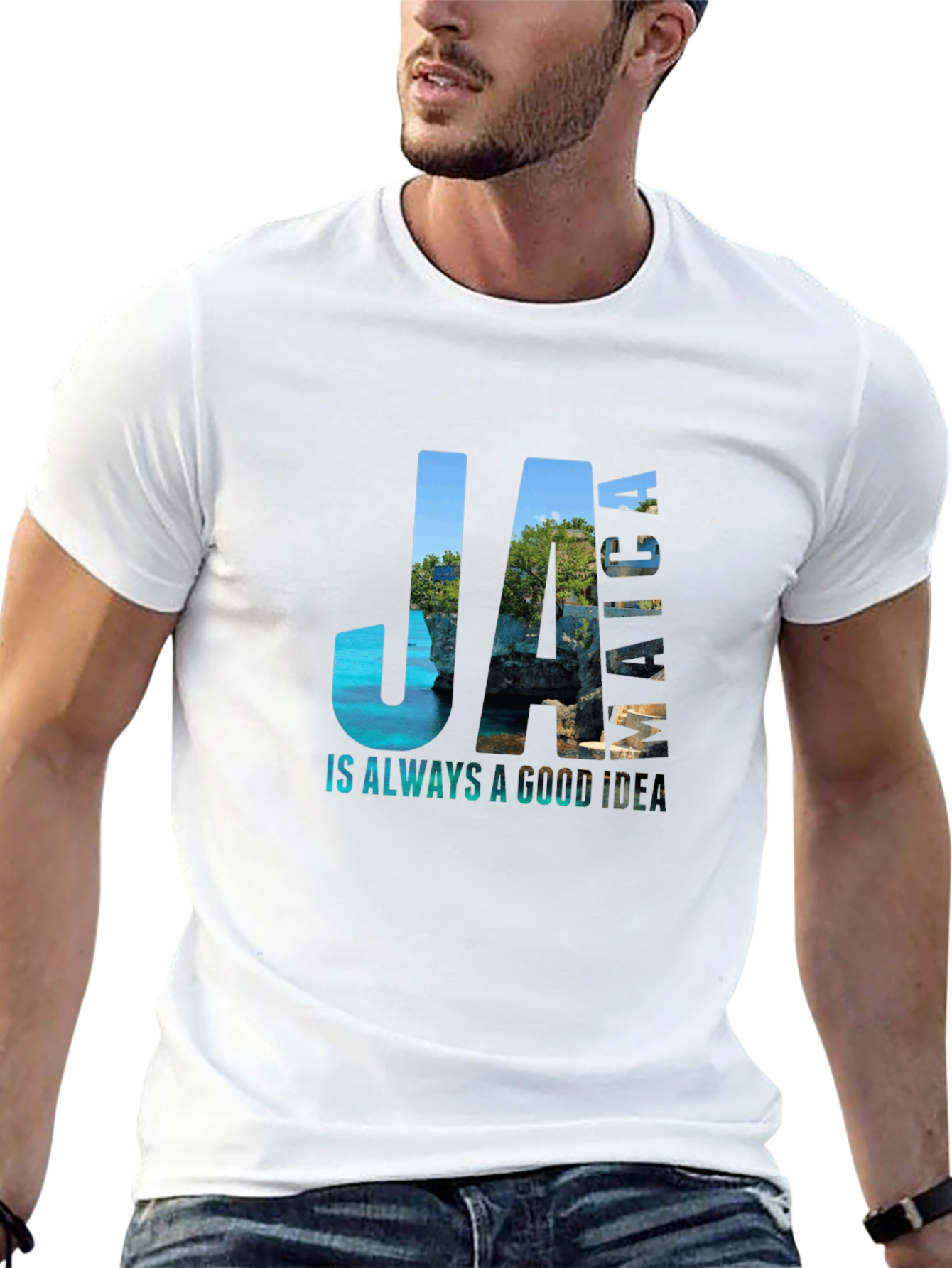 Jamaica Graphic Tee - Vacation Vibes