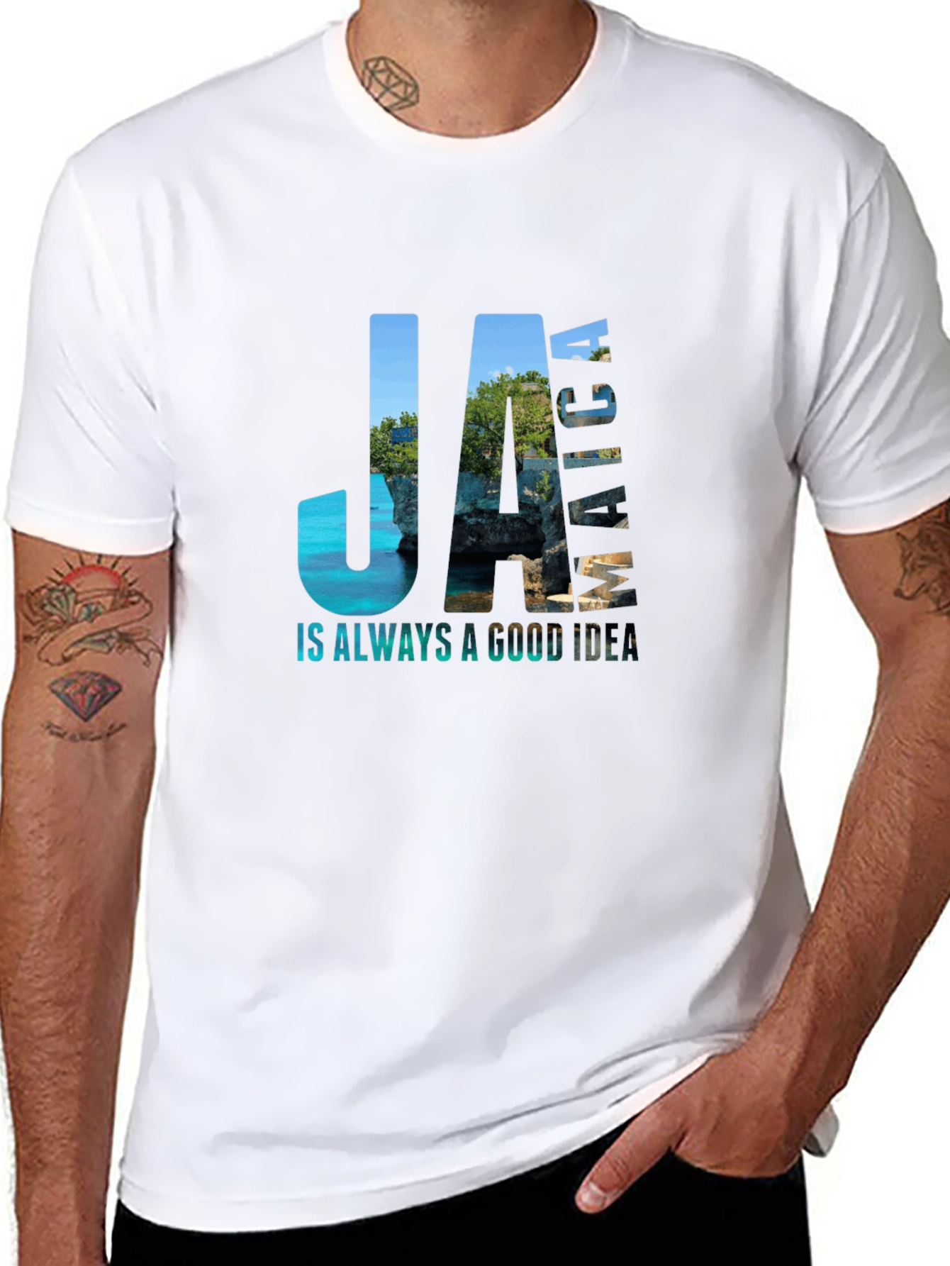 Jamaica Graphic Tee - Vacation Vibes