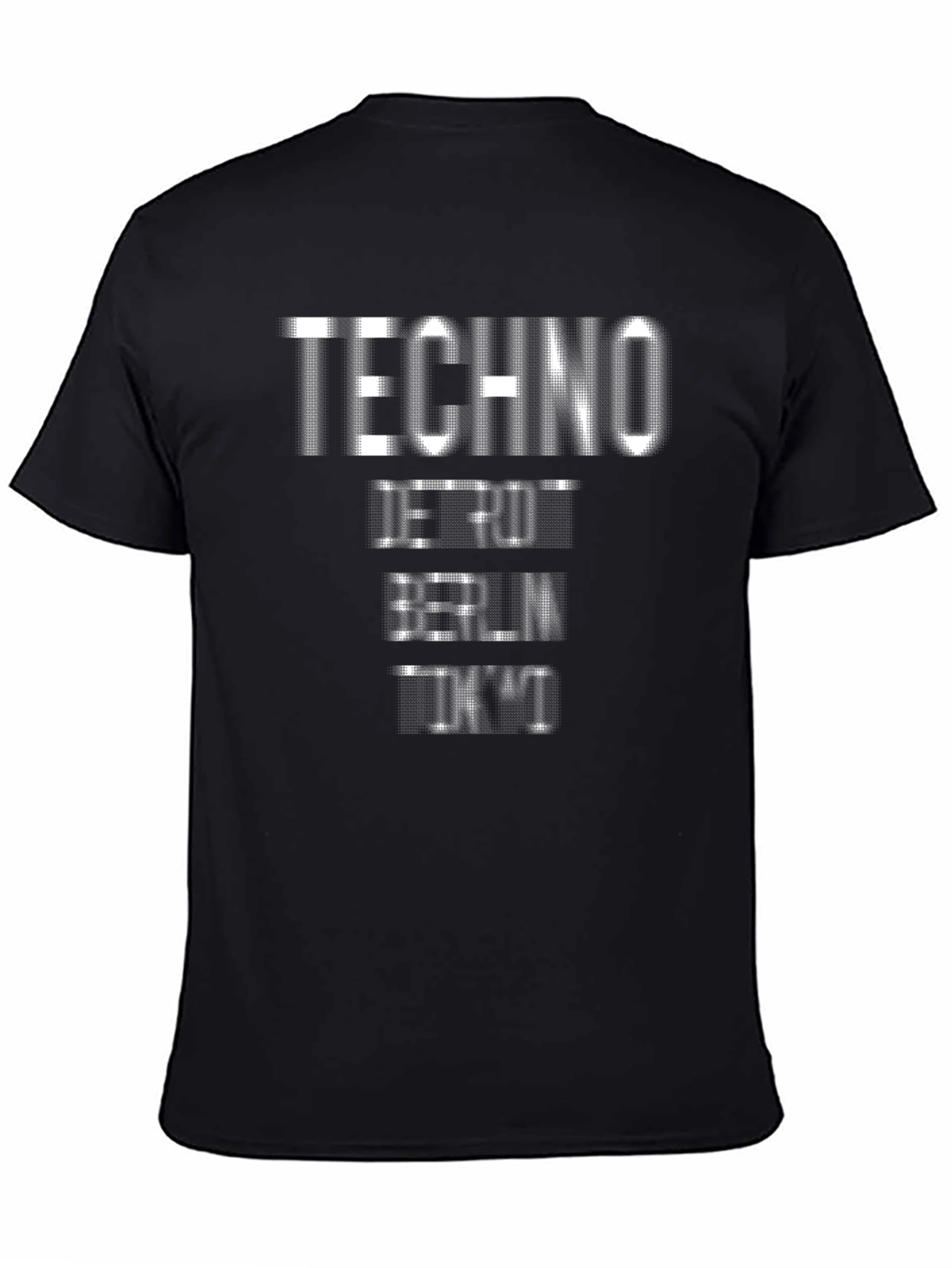 Techno Detroit Berlin Tokyo Graphic Tee