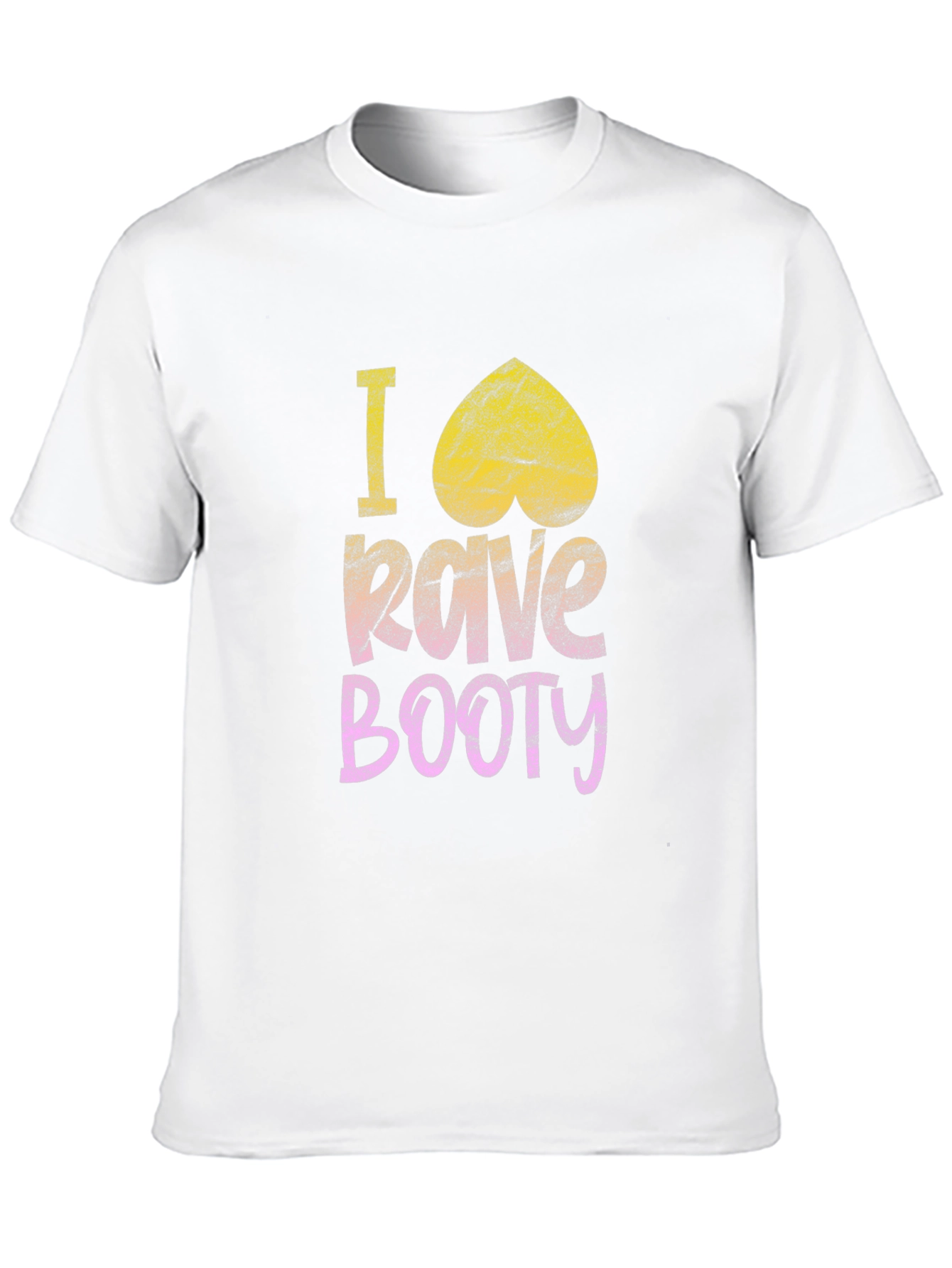 I Heart Rave Booty Black T-Shirt