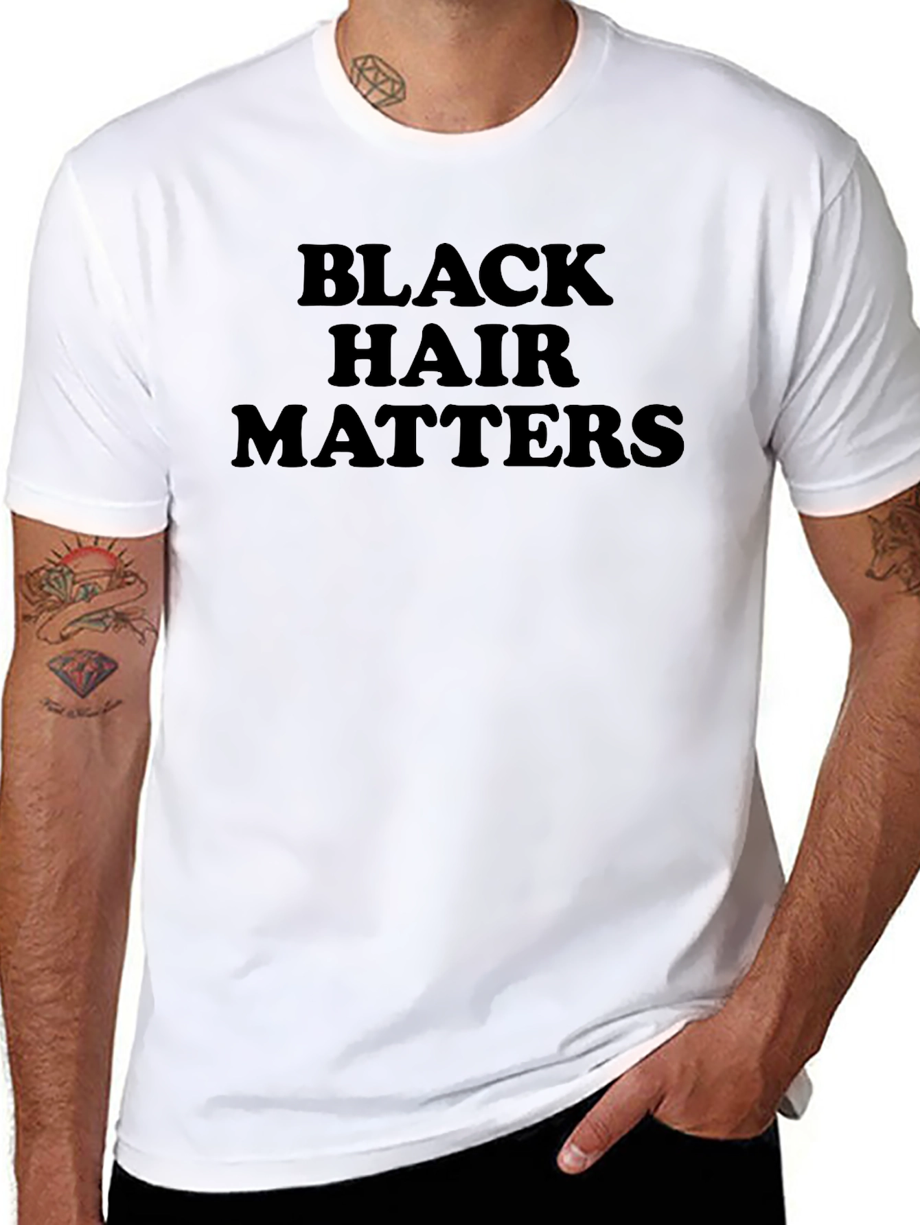 Black Hair Matters Graphic T-Shirt