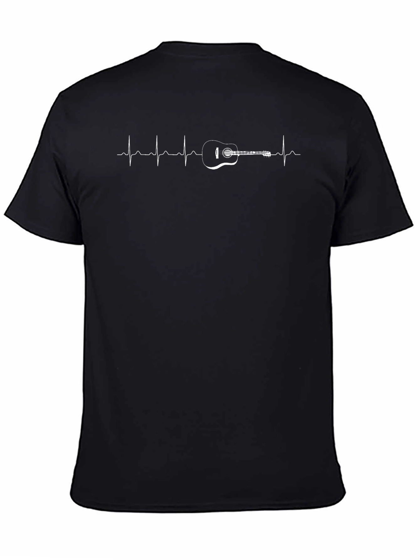 Guitar Heartbeat T-Shirt - Music Lover Tee