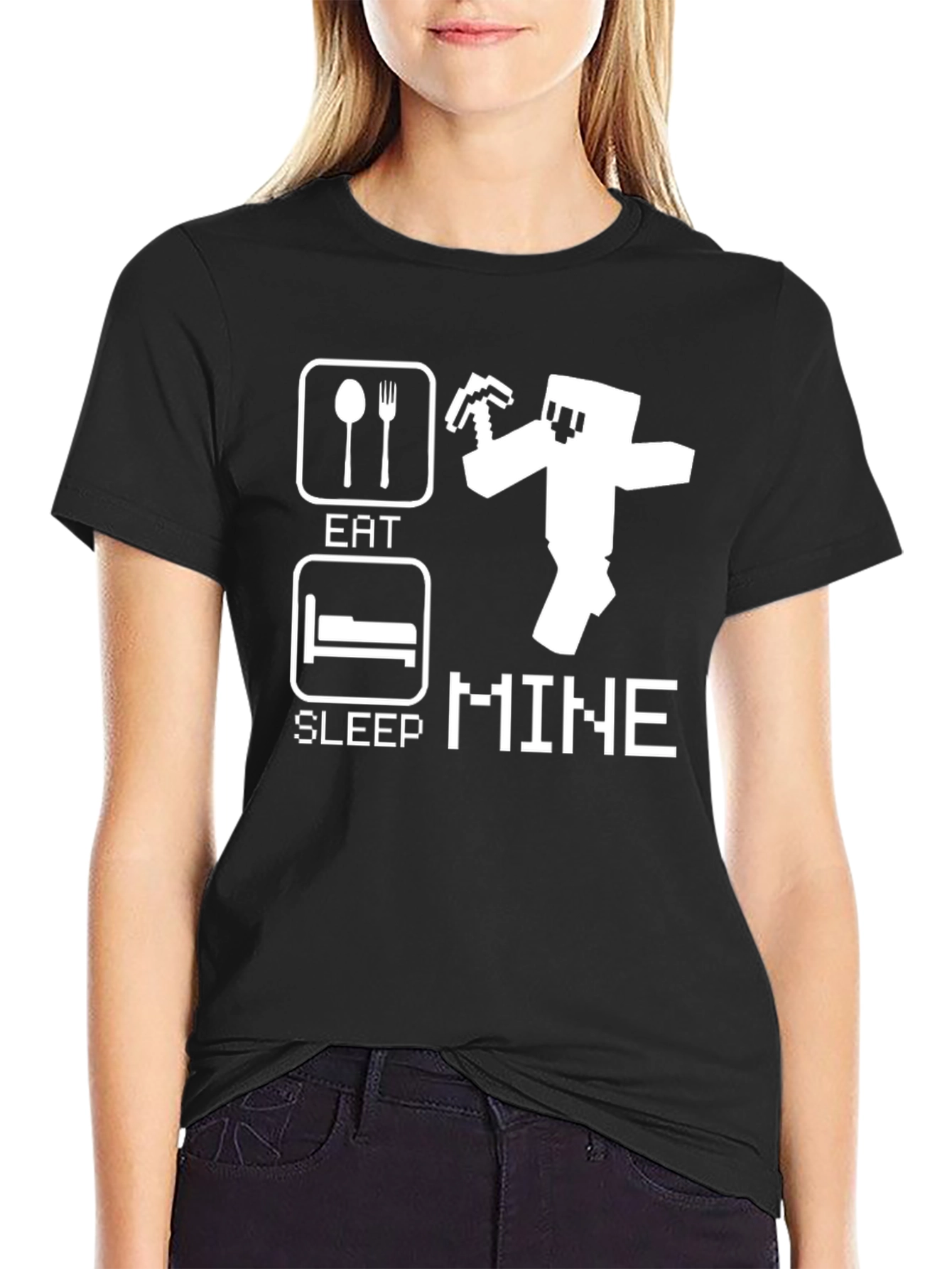 Eat Sleep Mine - Gamer T-Shirt