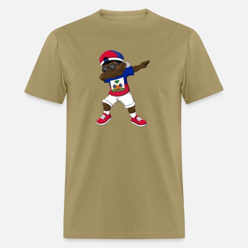 Dabbing Haitian Haiti Flag Dab Dance