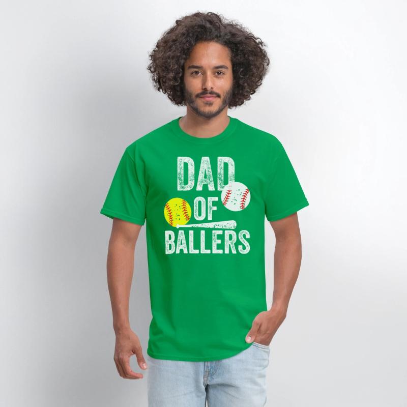 Dad of Ballers Dad of Baseball and Softball Player