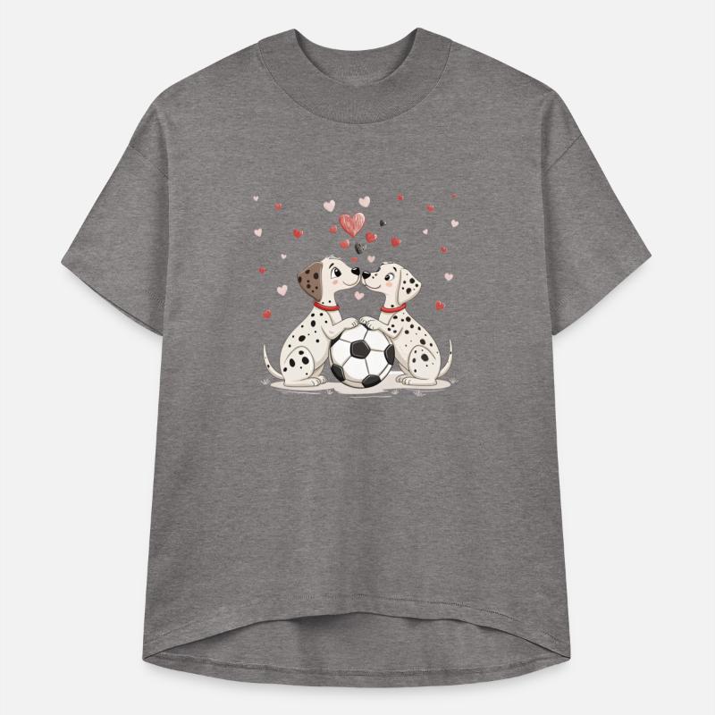 Dalmatians with soccer ball for Valentine's Day