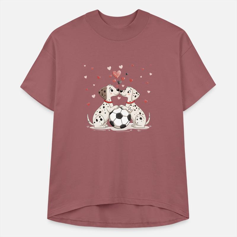 Dalmatians with soccer ball for Valentine's Day